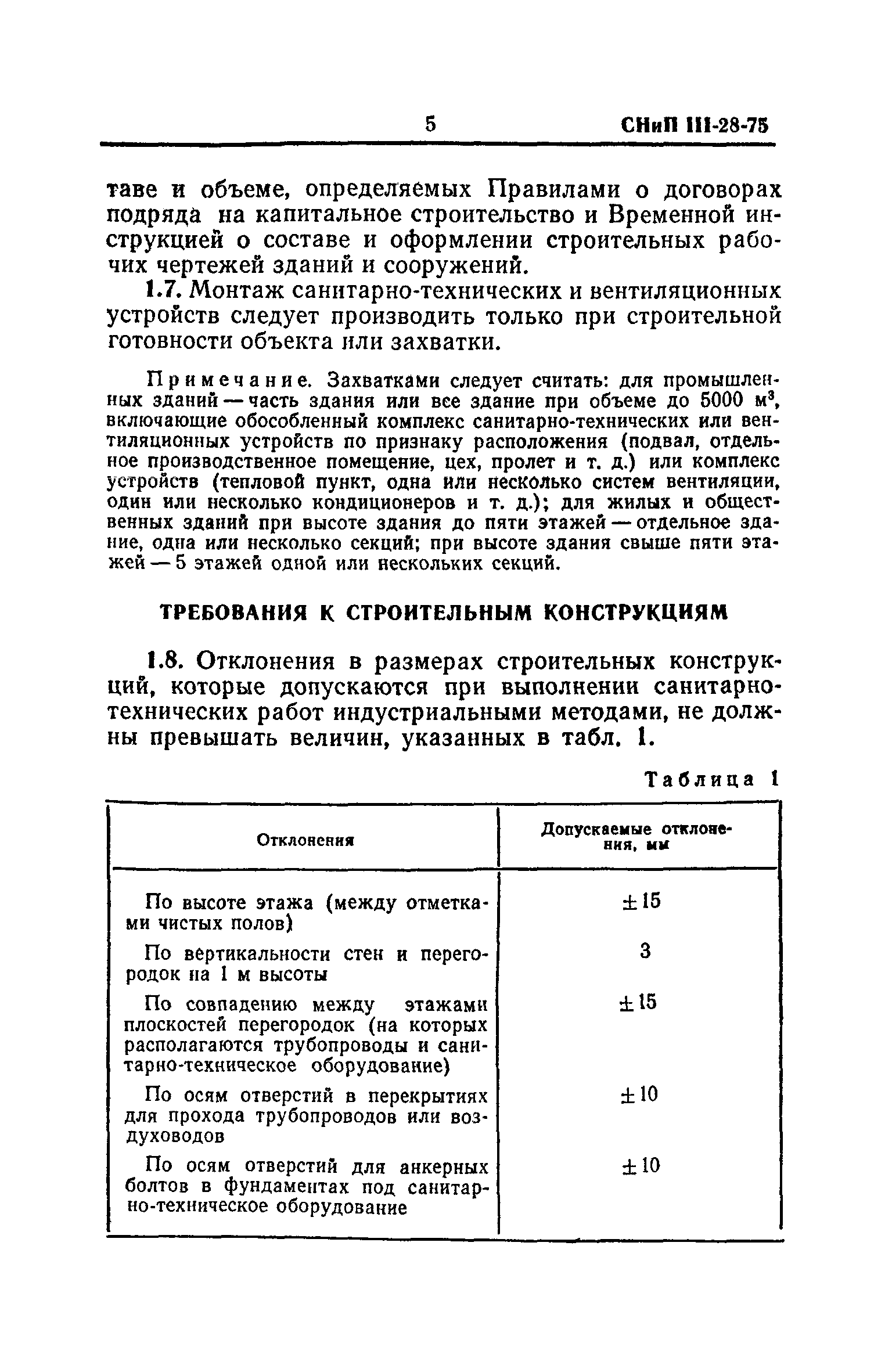 СНиП III-28-75