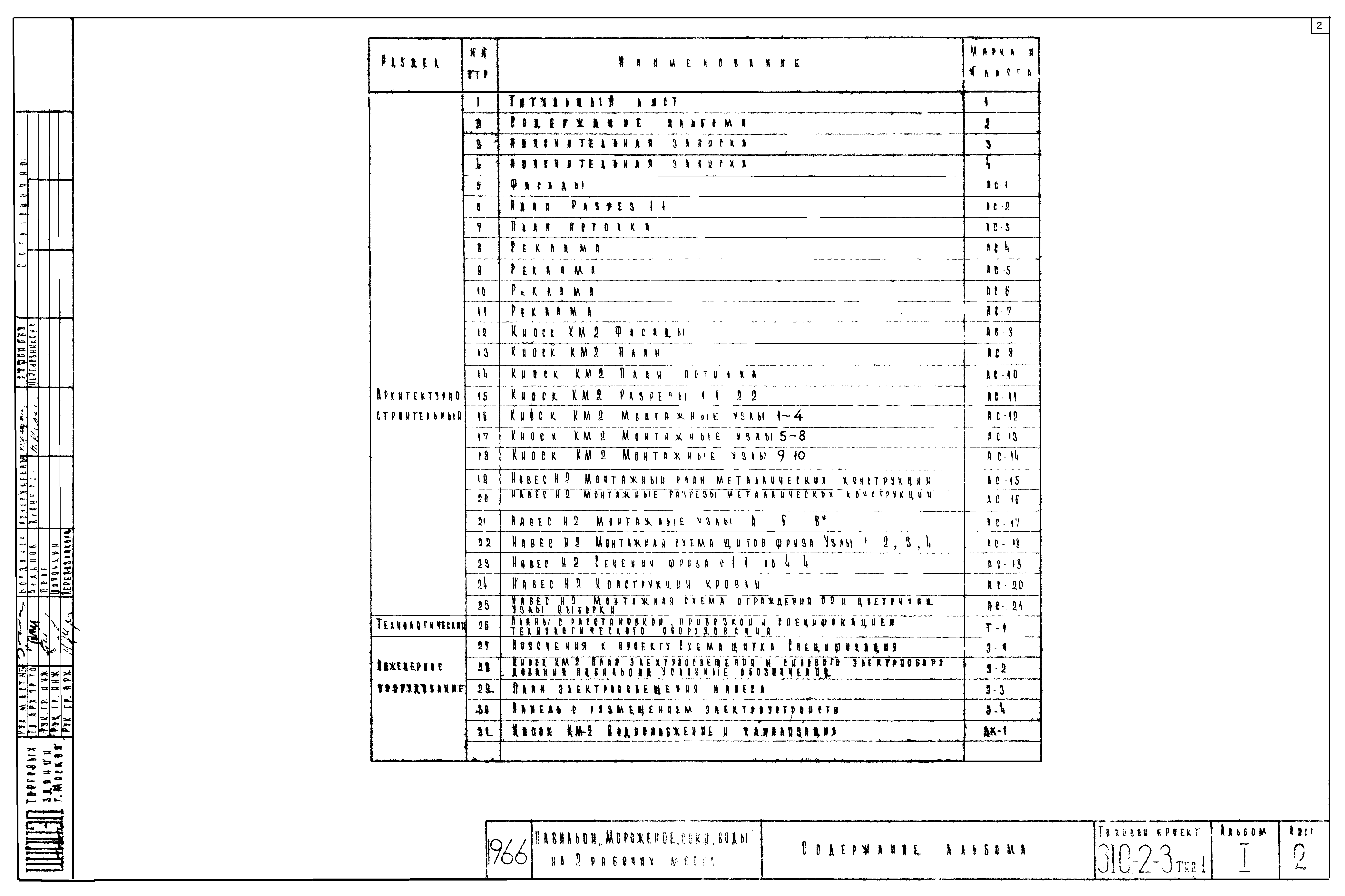 Типовой проект 310-2-3