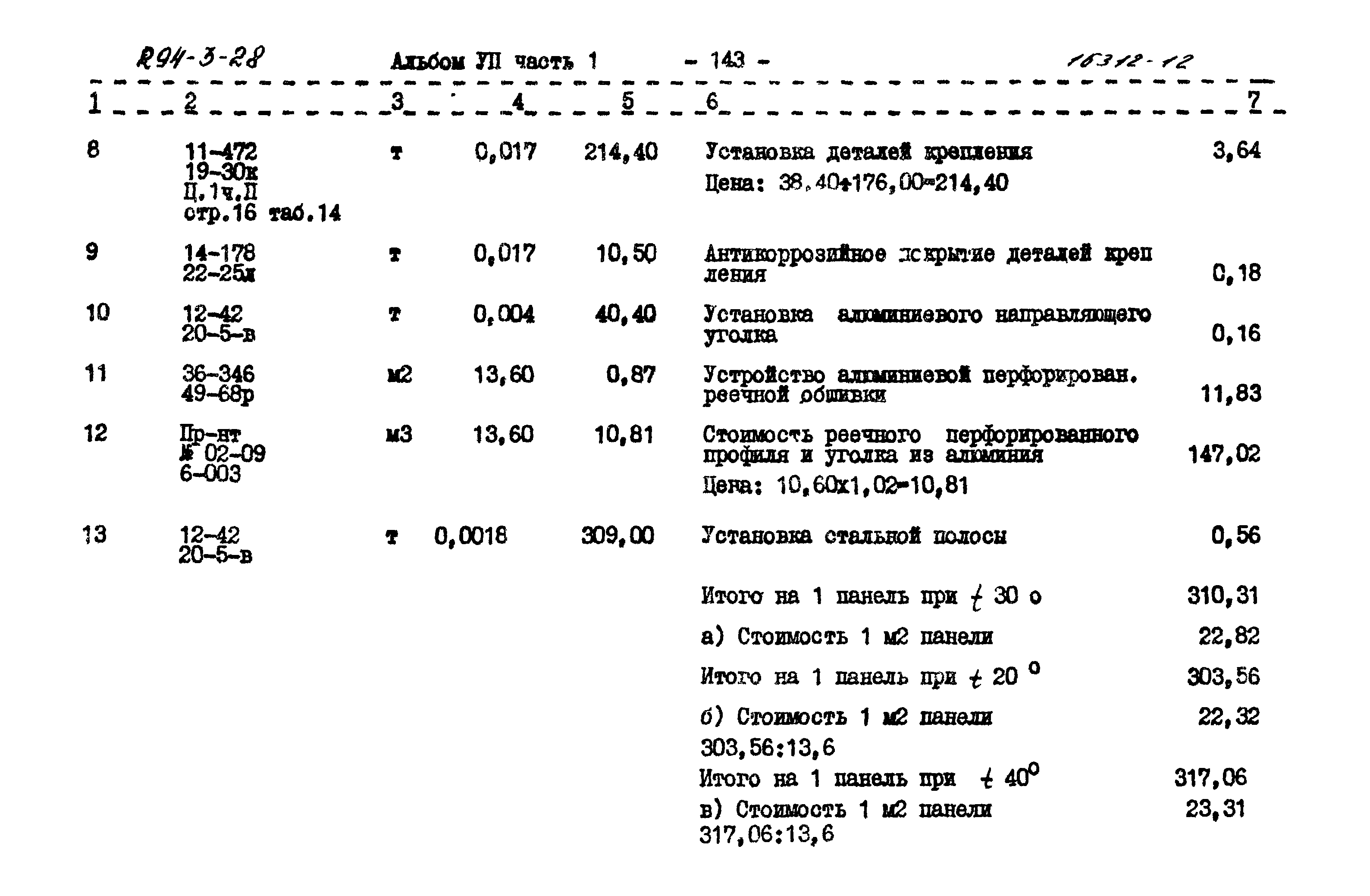 Типовой проект 294-3-28