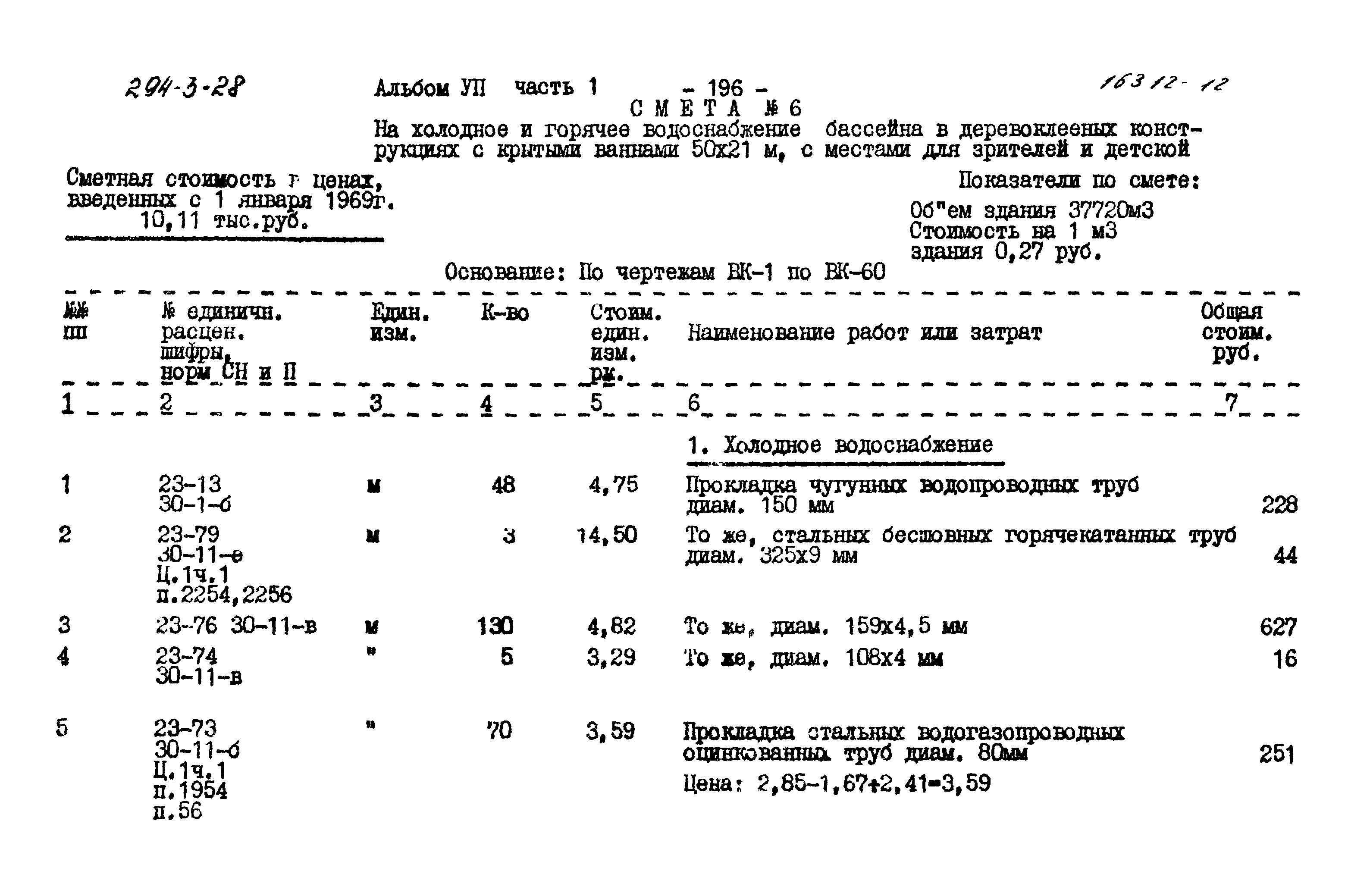 Типовой проект 294-3-28