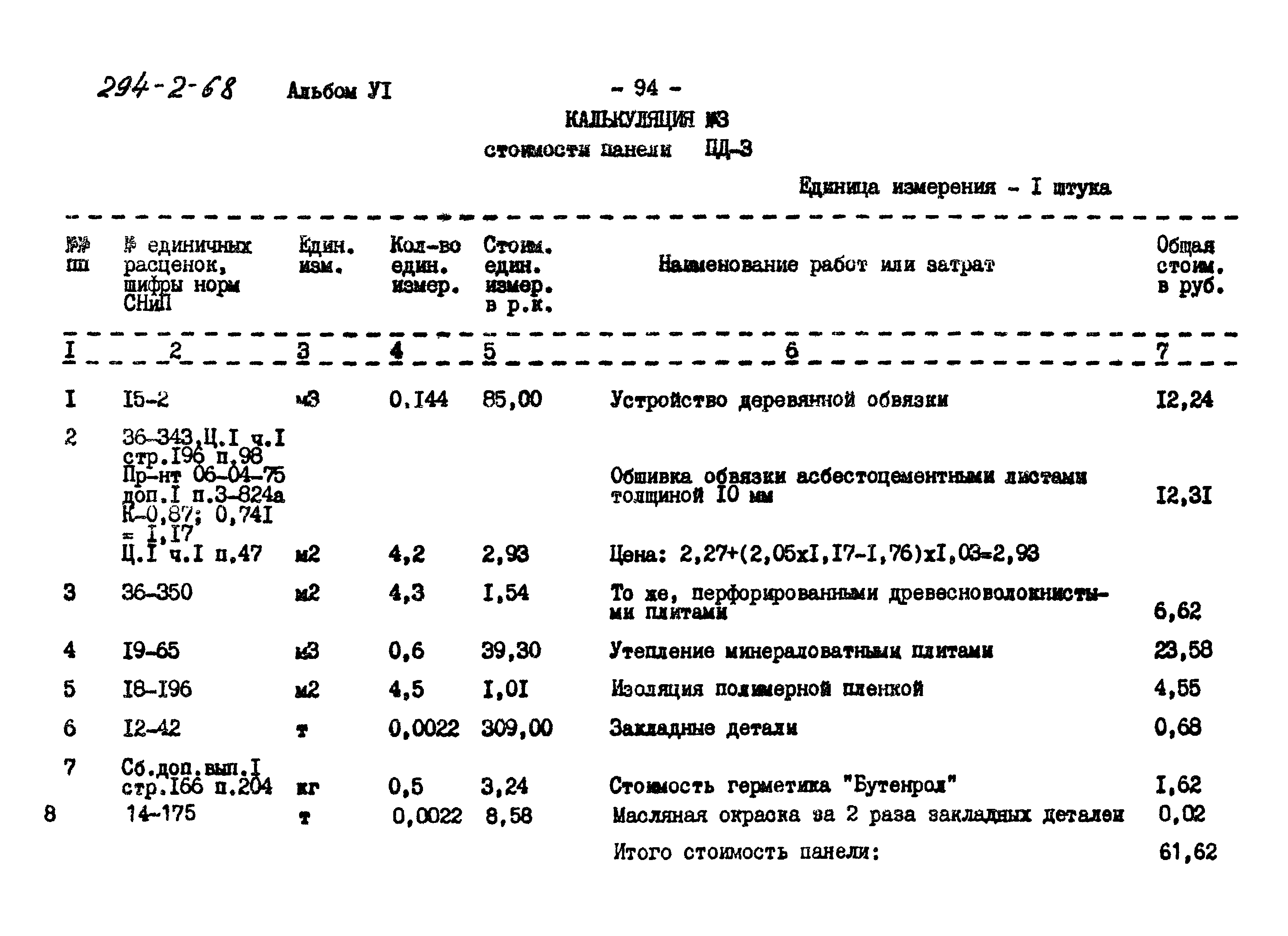 Типовой проект 294-2-68