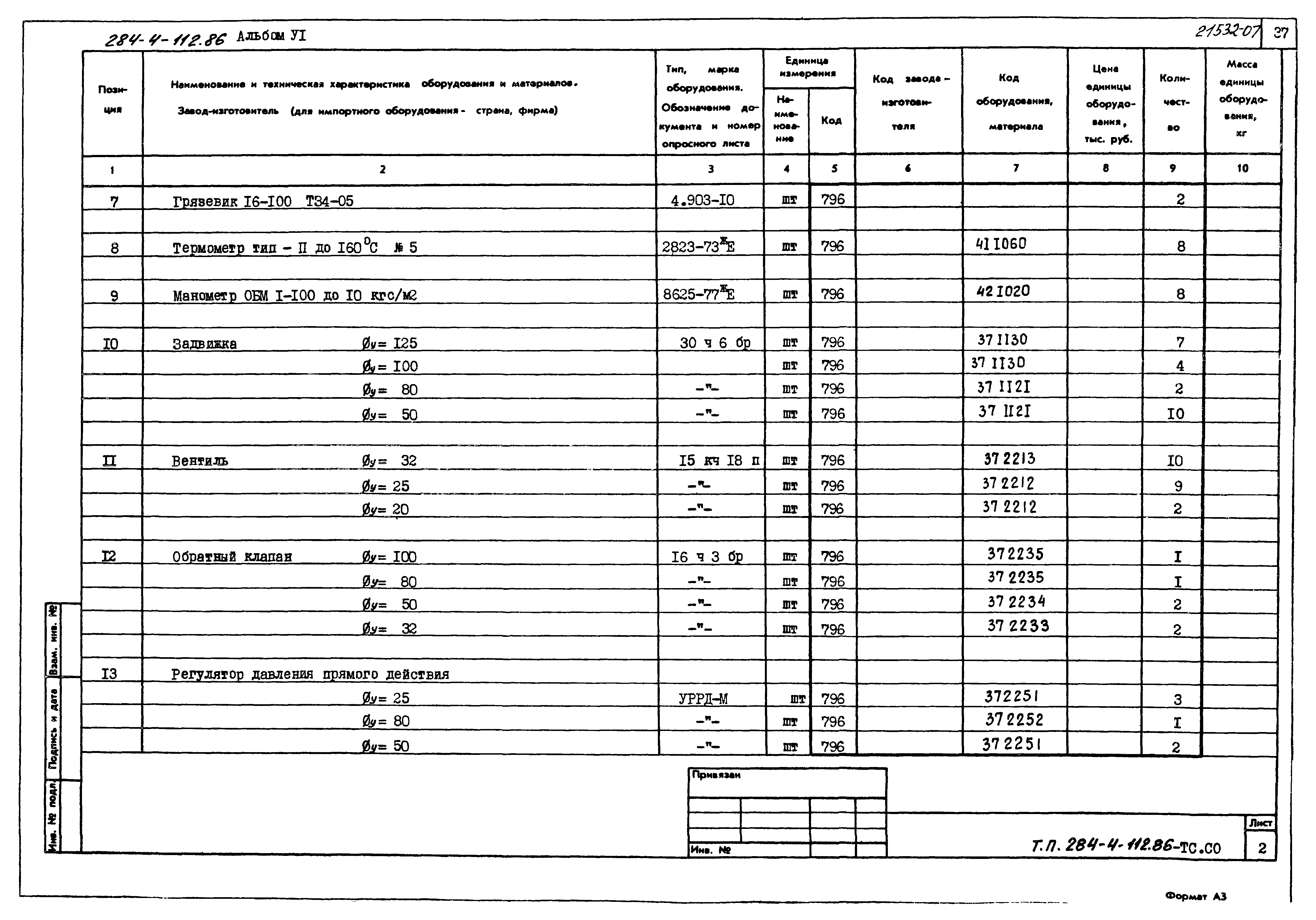 Типовой проект 284-4-112.86