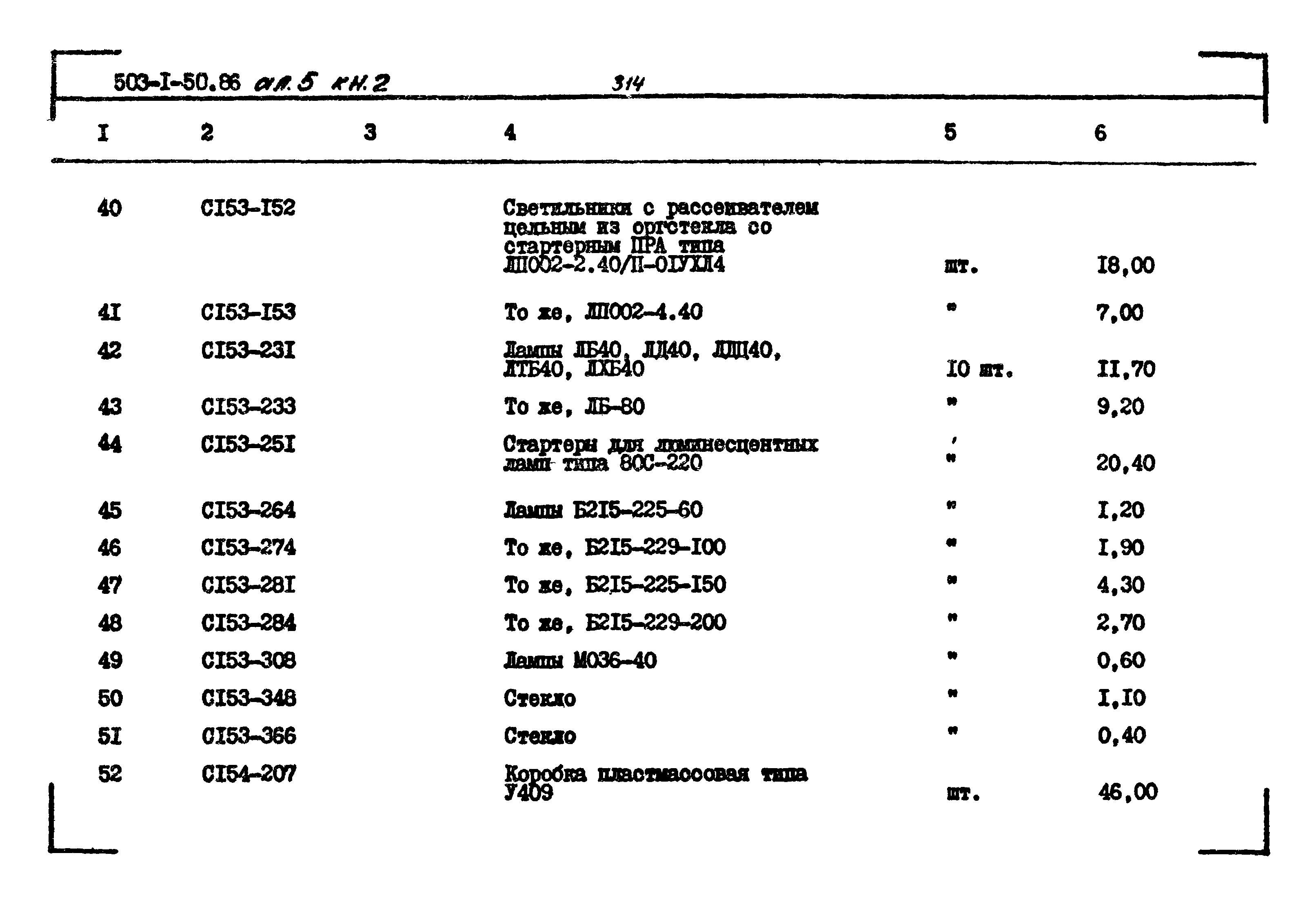 Типовой проект 503-1-50.86