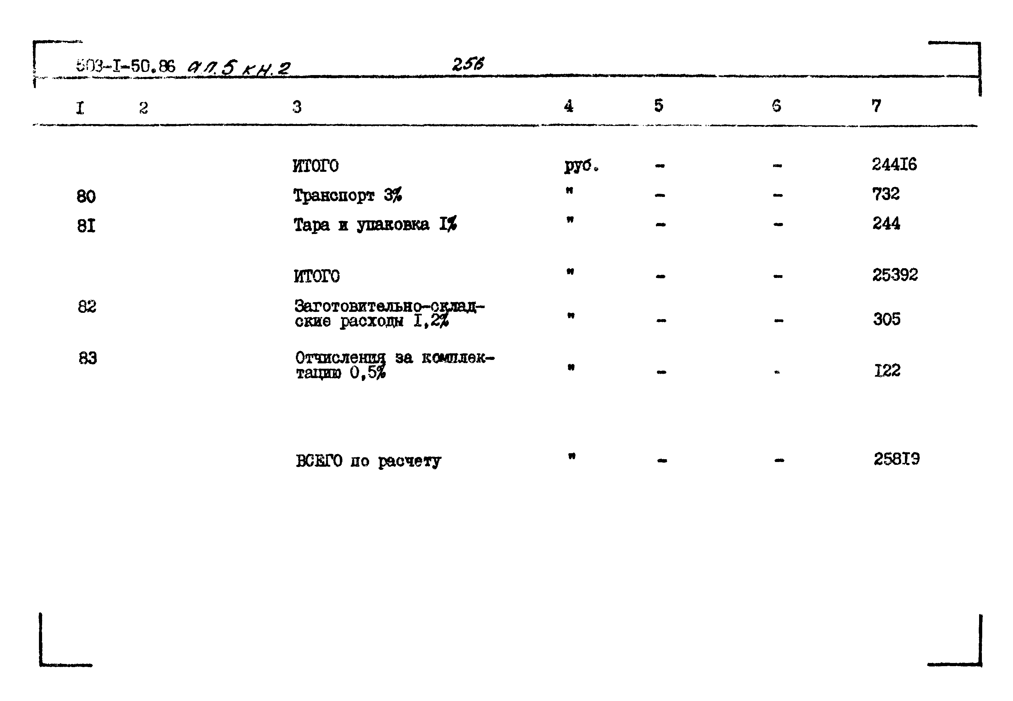 Типовой проект 503-1-50.86