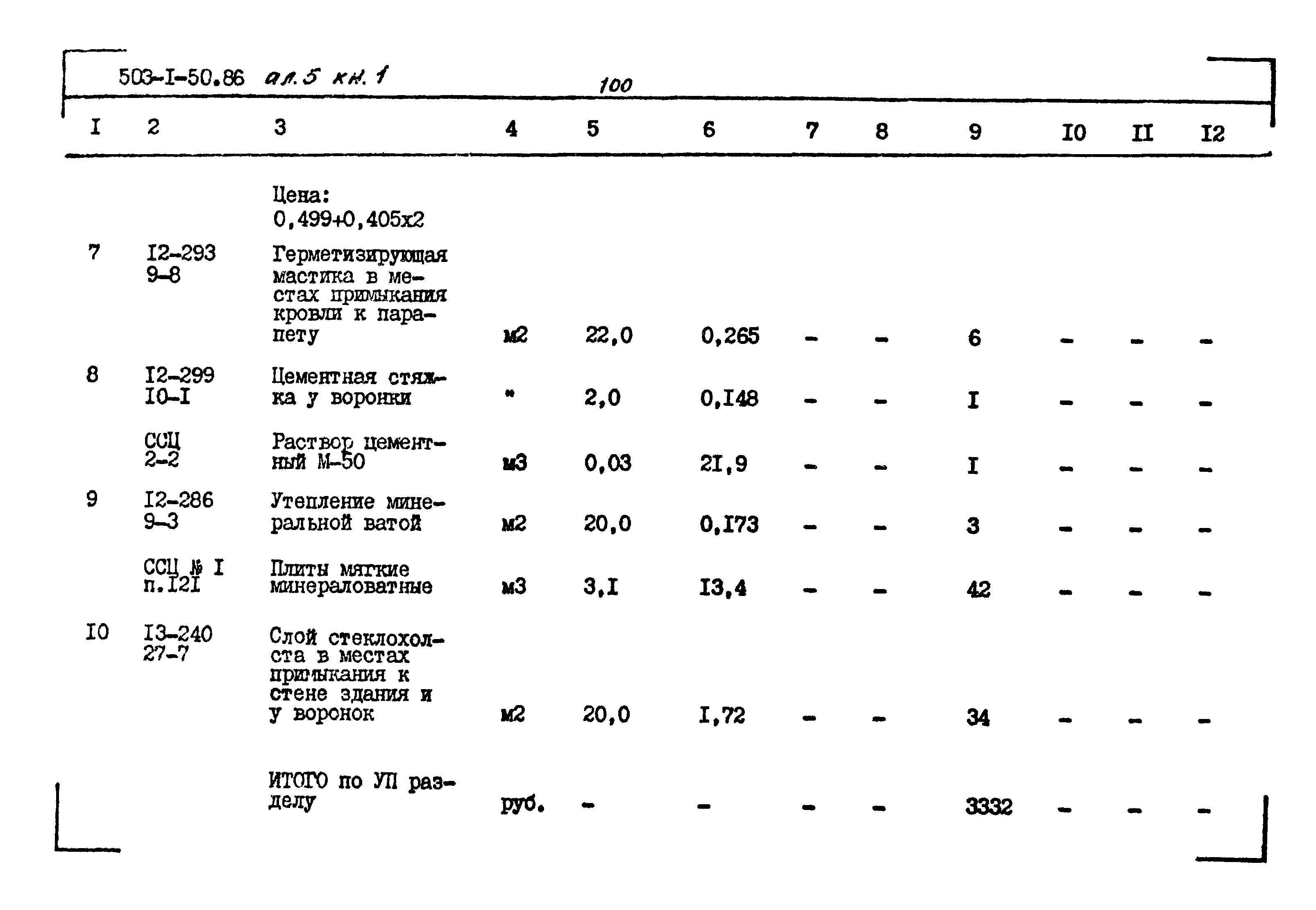 Типовой проект 503-1-50.86