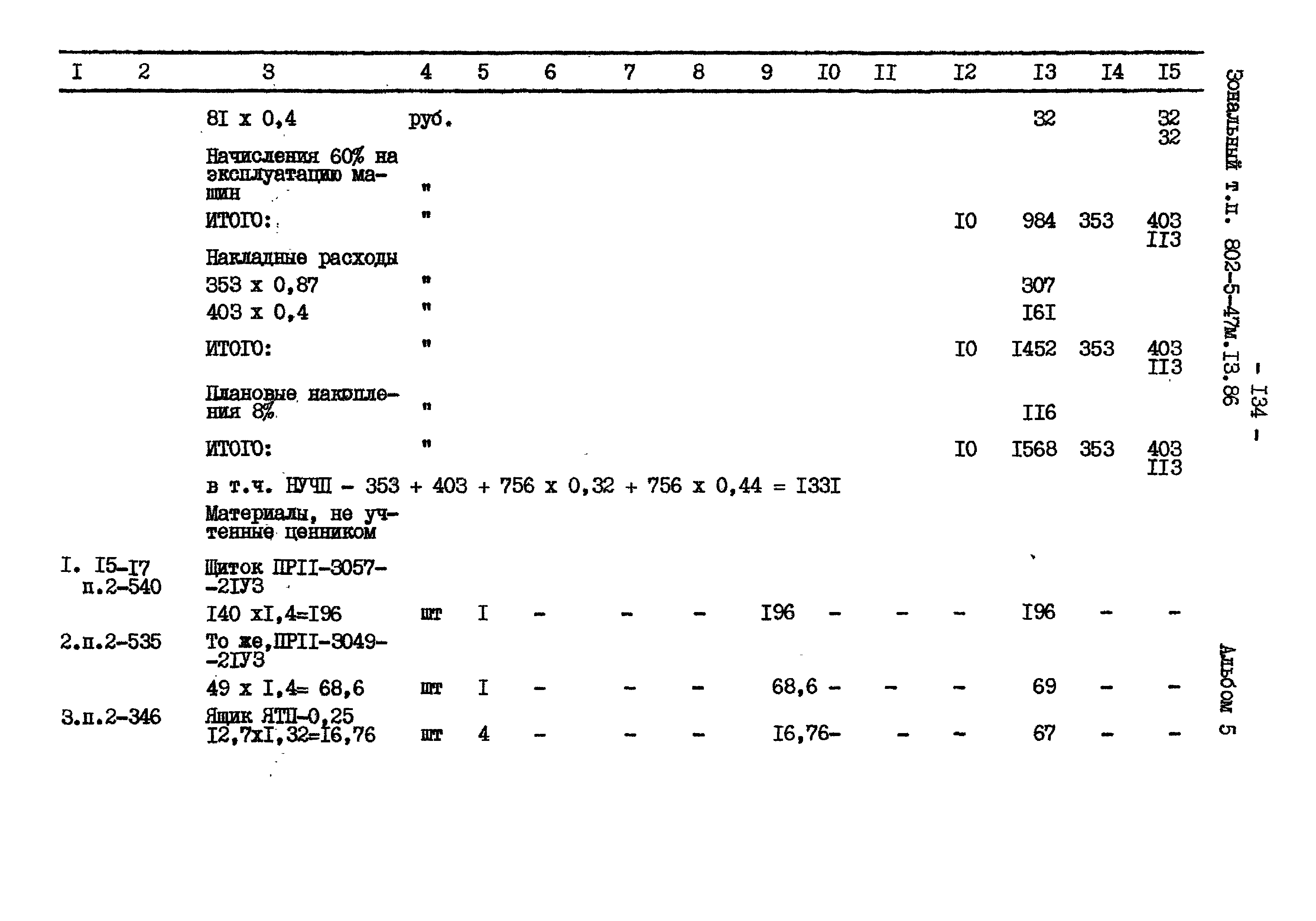 Типовой проект 802-5-47м.13.86