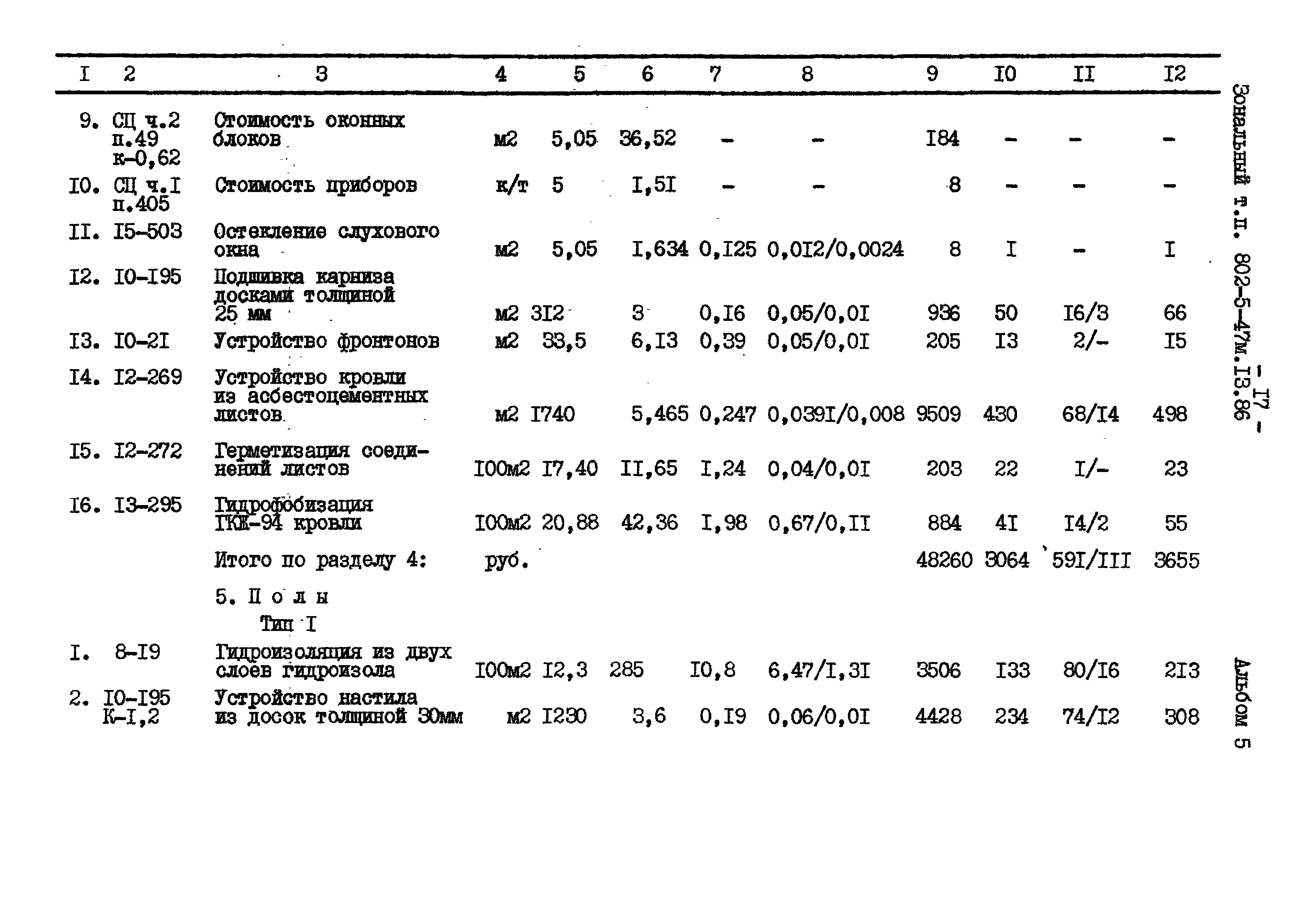 Типовой проект 802-5-47м.13.86