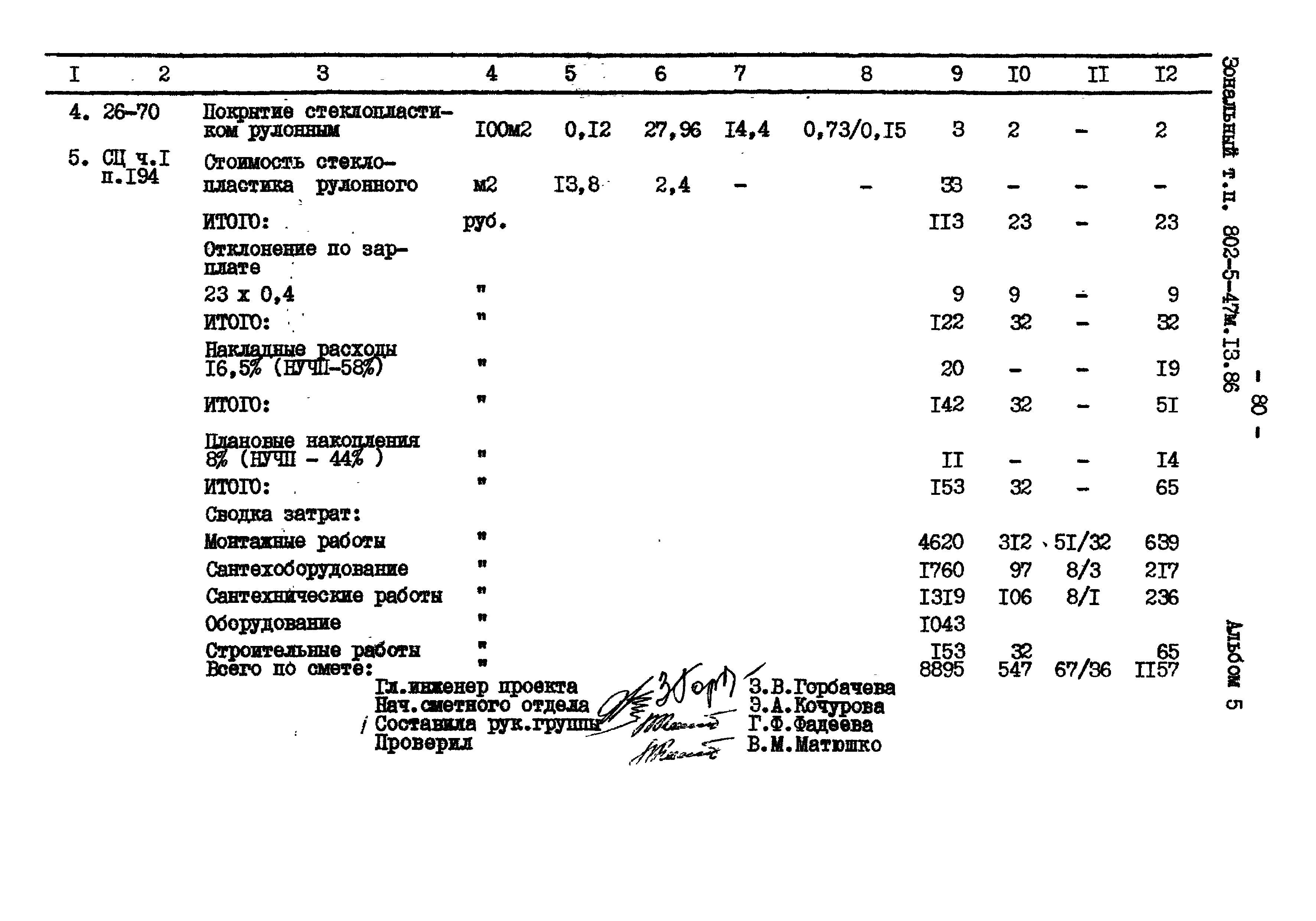 Типовой проект 802-5-47м.13.86