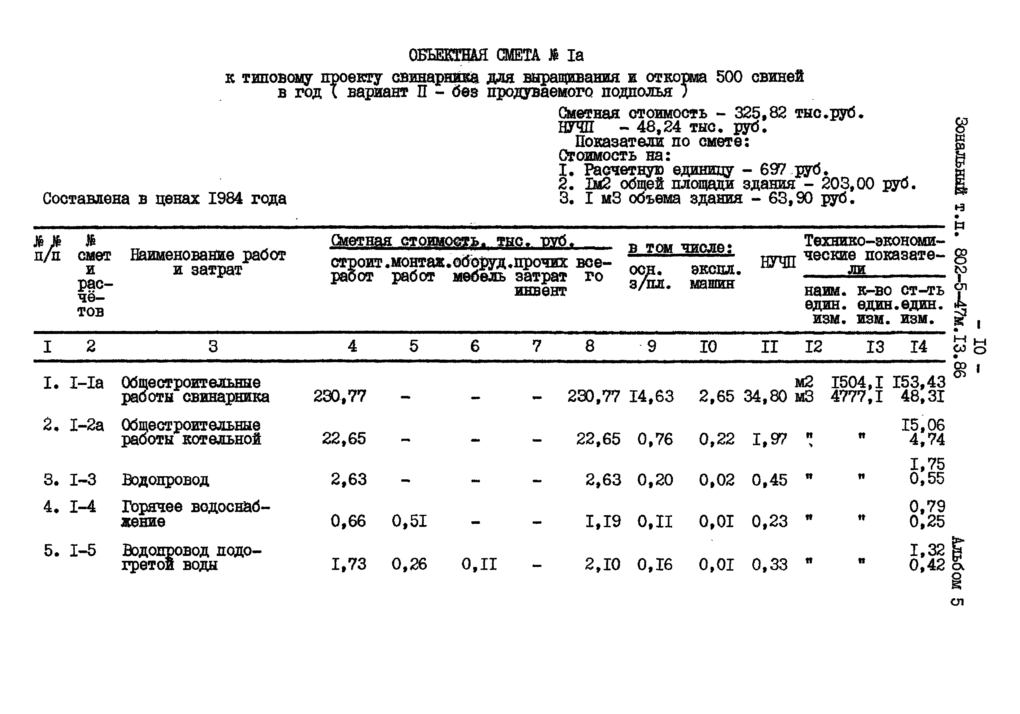 Типовой проект 802-5-47м.13.86