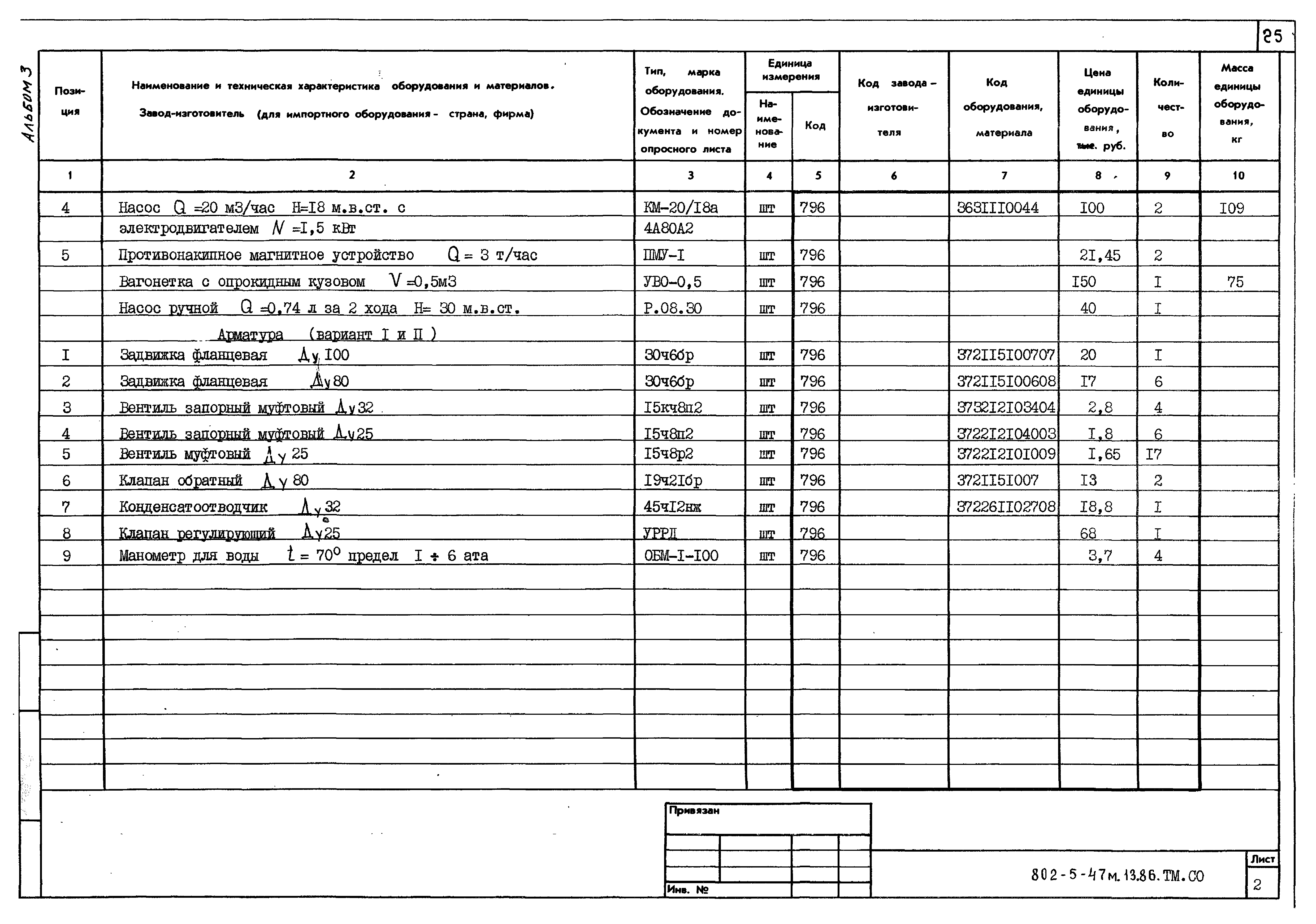 Типовой проект 802-5-47м.13.86