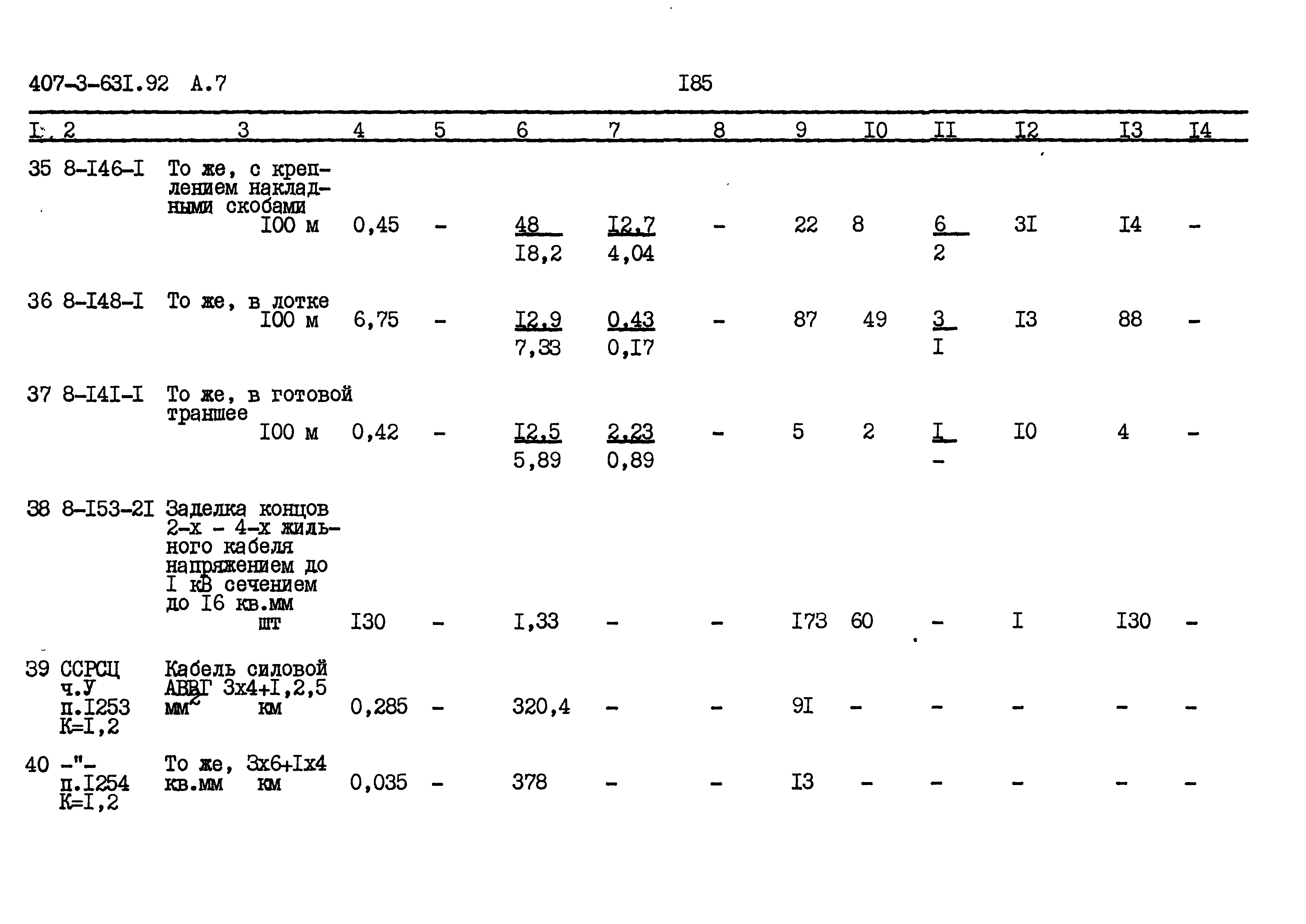 Типовой проект 407-3-631.92