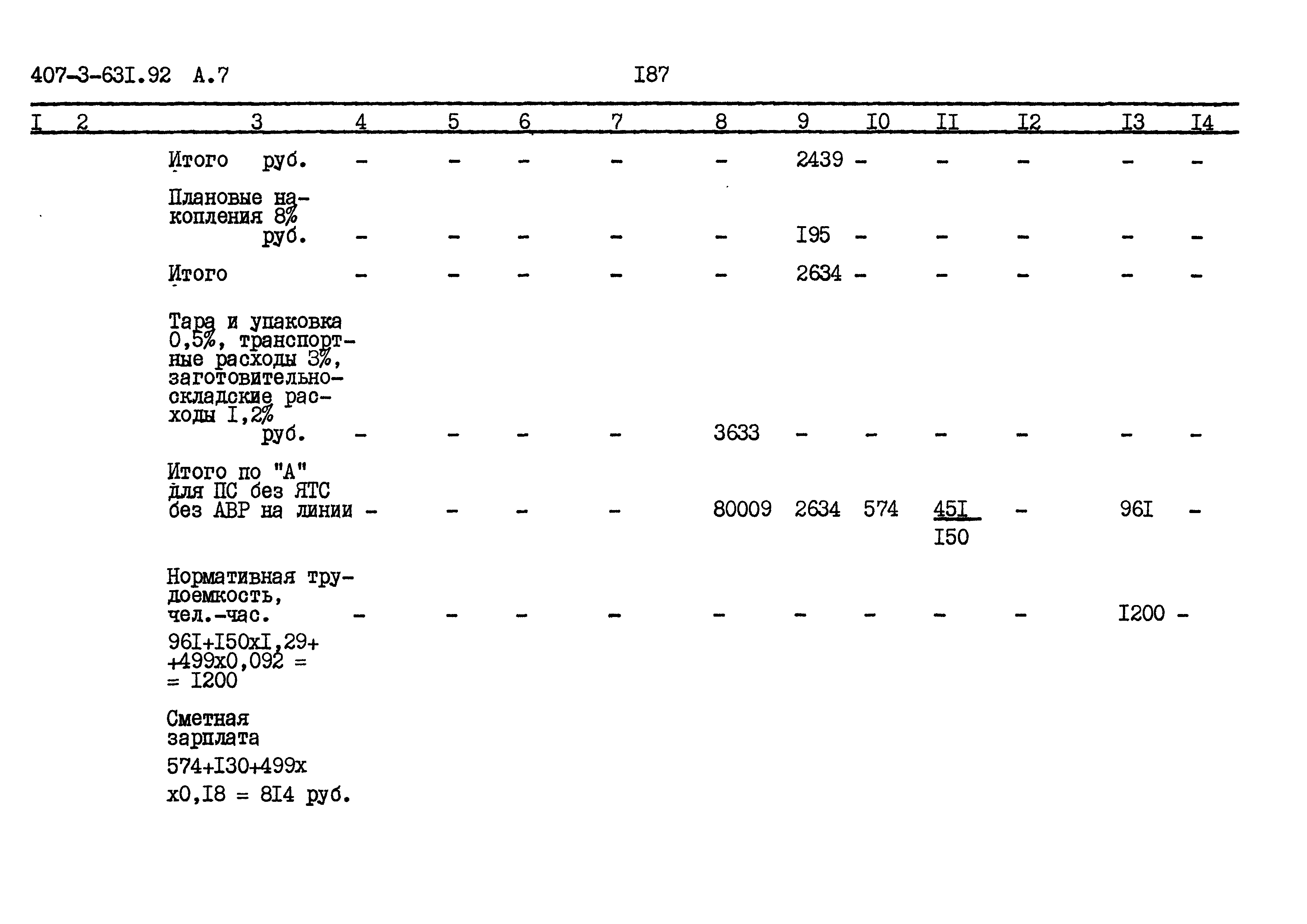 Типовой проект 407-3-631.92