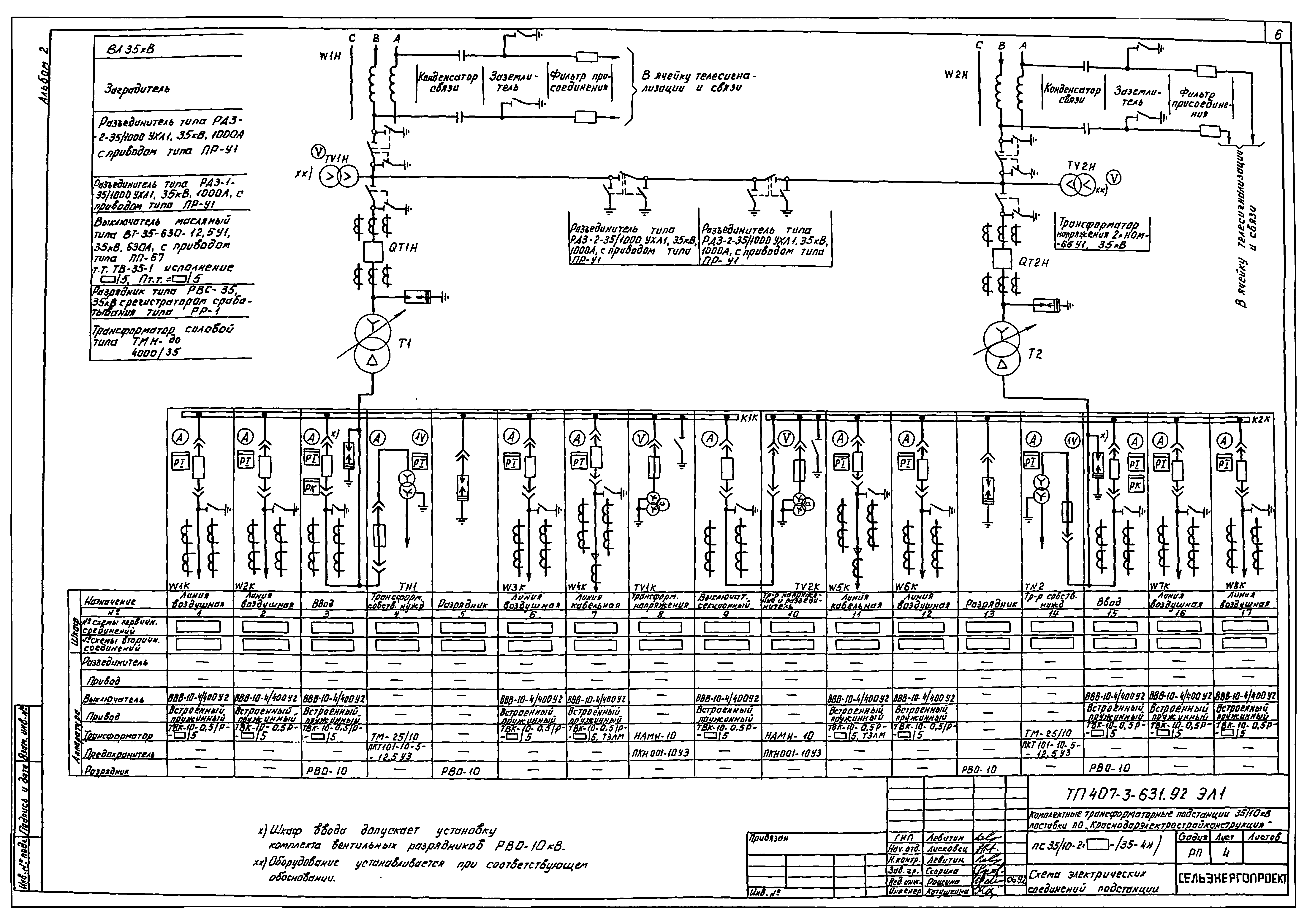 Типовой проект 407-3-631.92