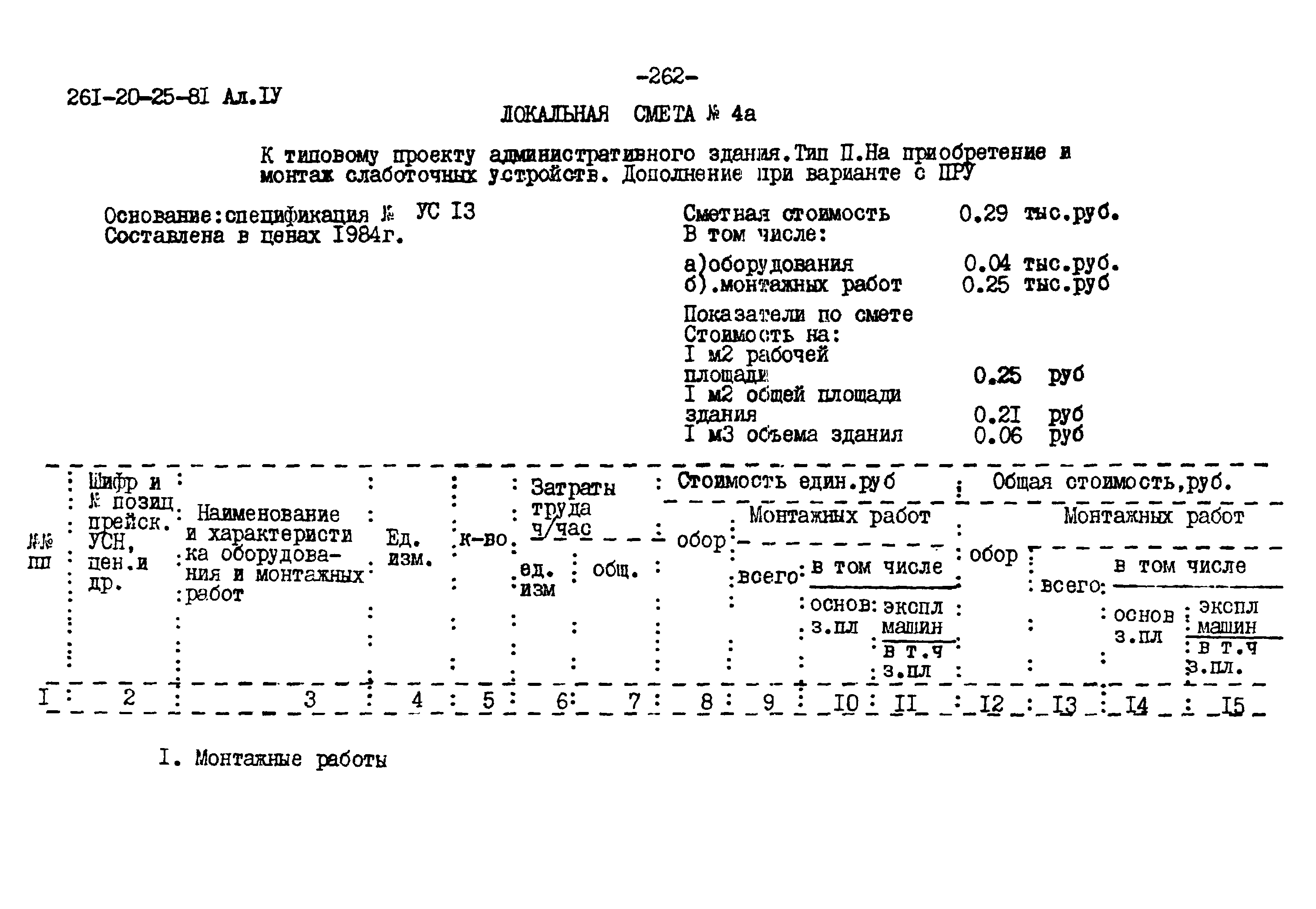 Типовой проект 261-20-25-81.86