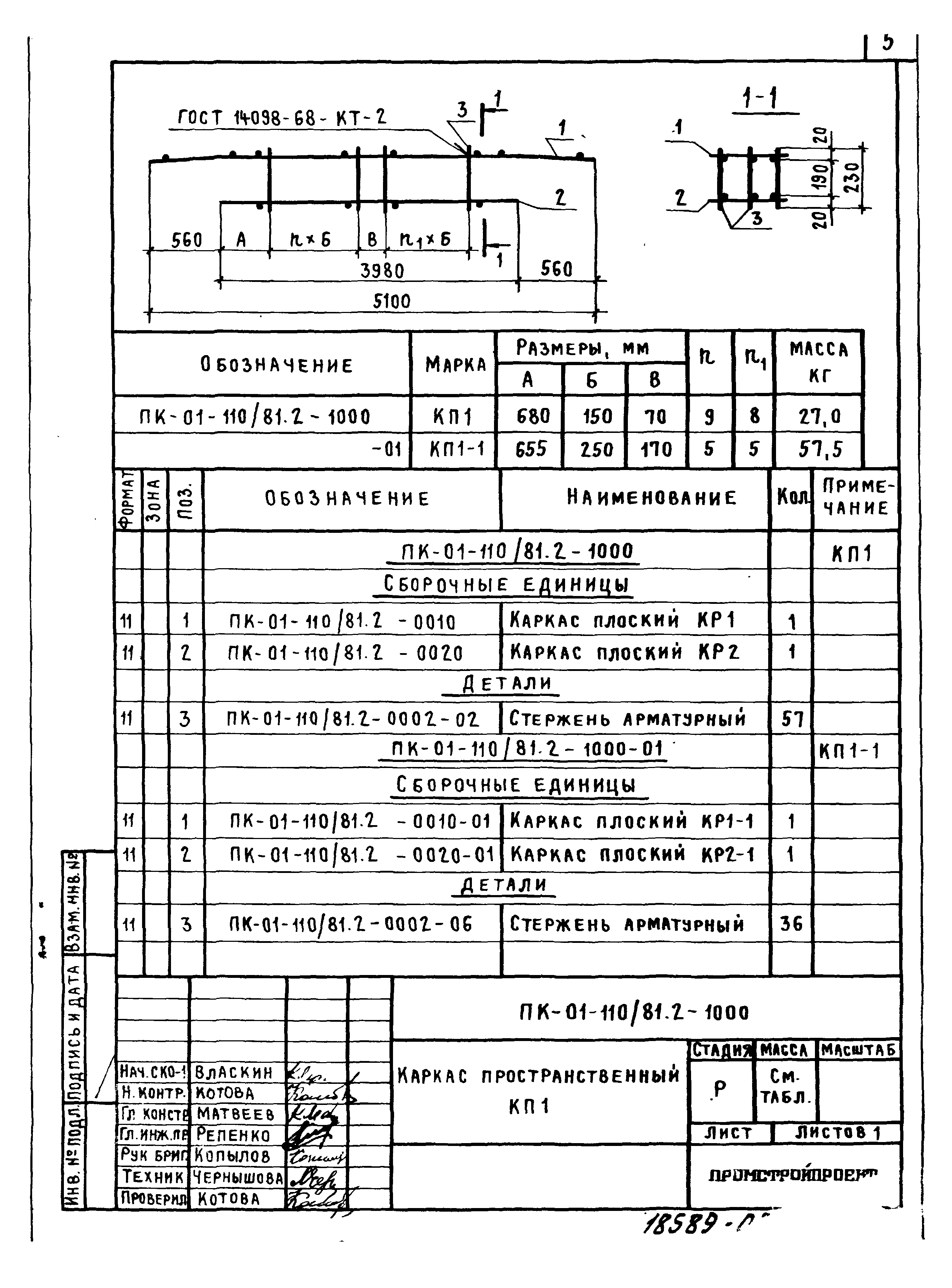 Серия ПК-01-110/81