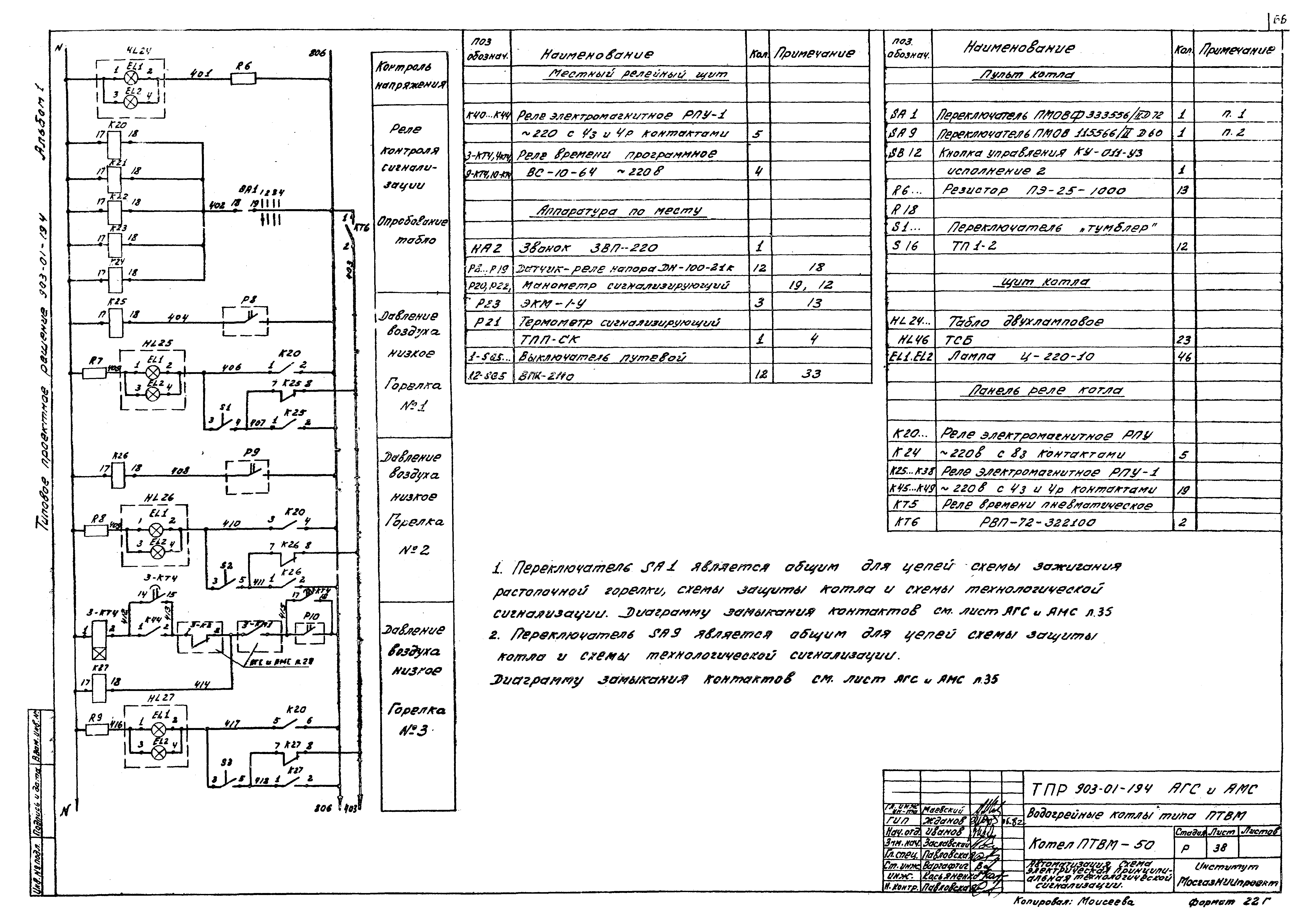 Типовые проектные решения 903-01-194