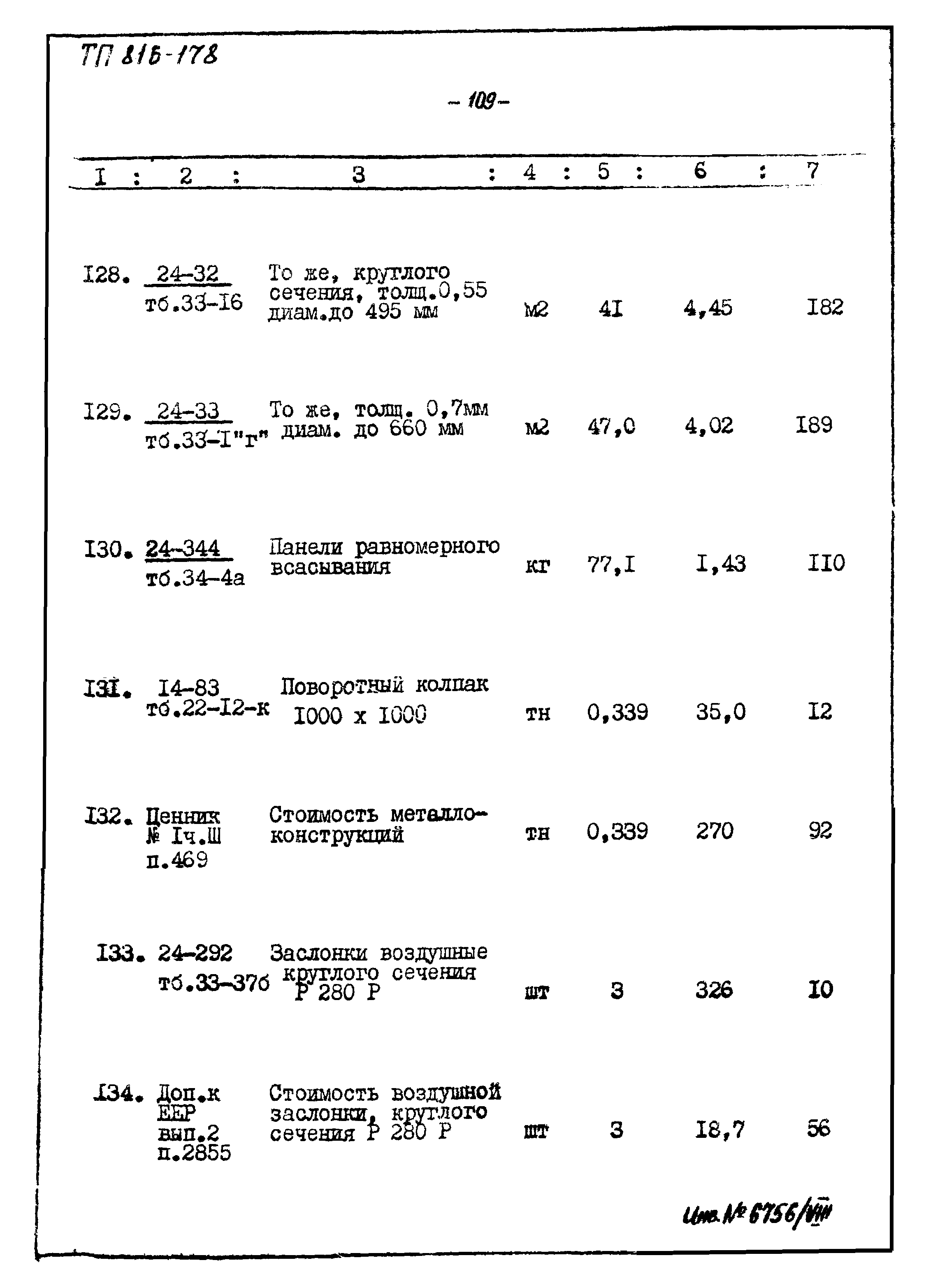 Типовой проект 816-178