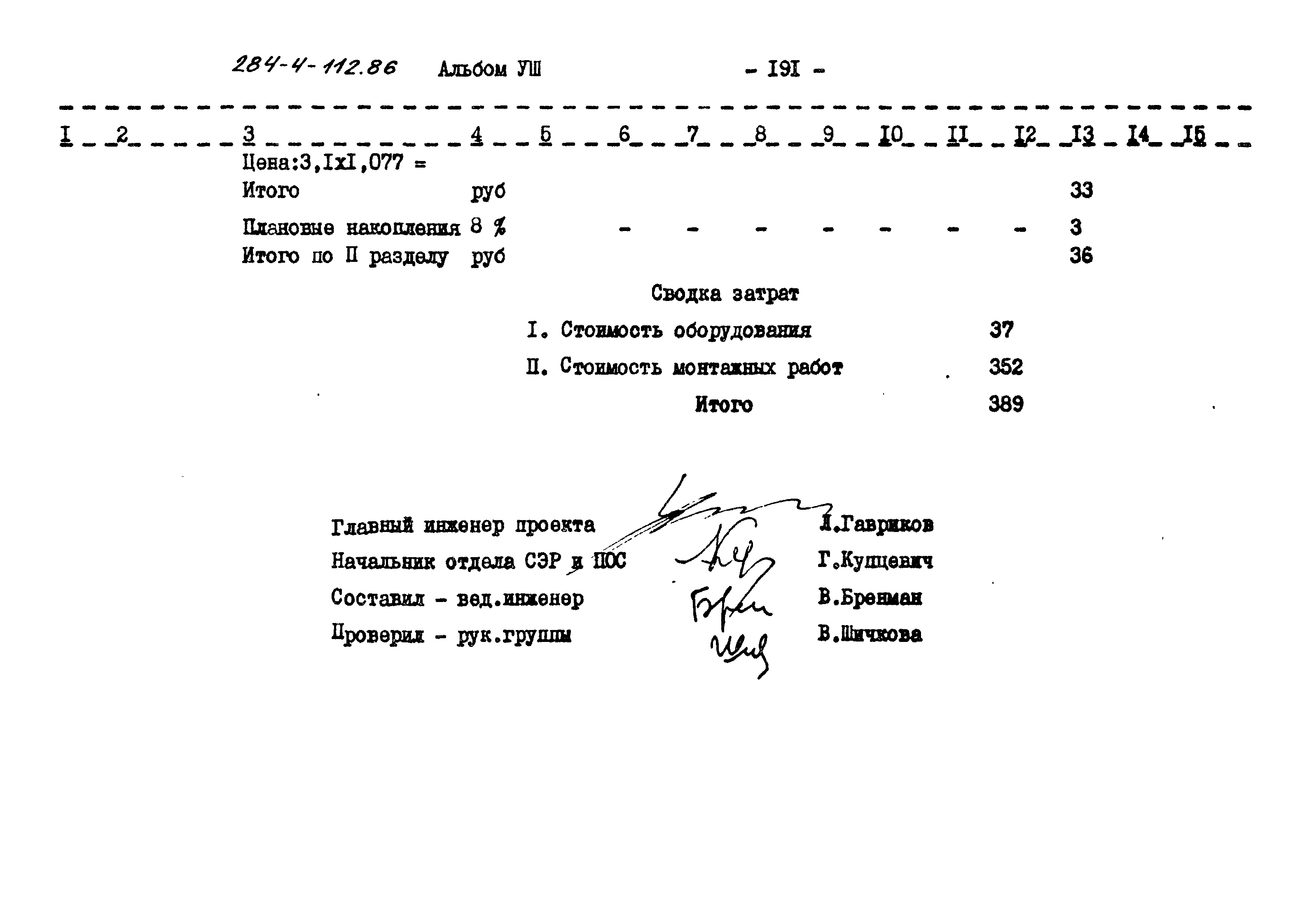 Типовой проект 284-4-112.86