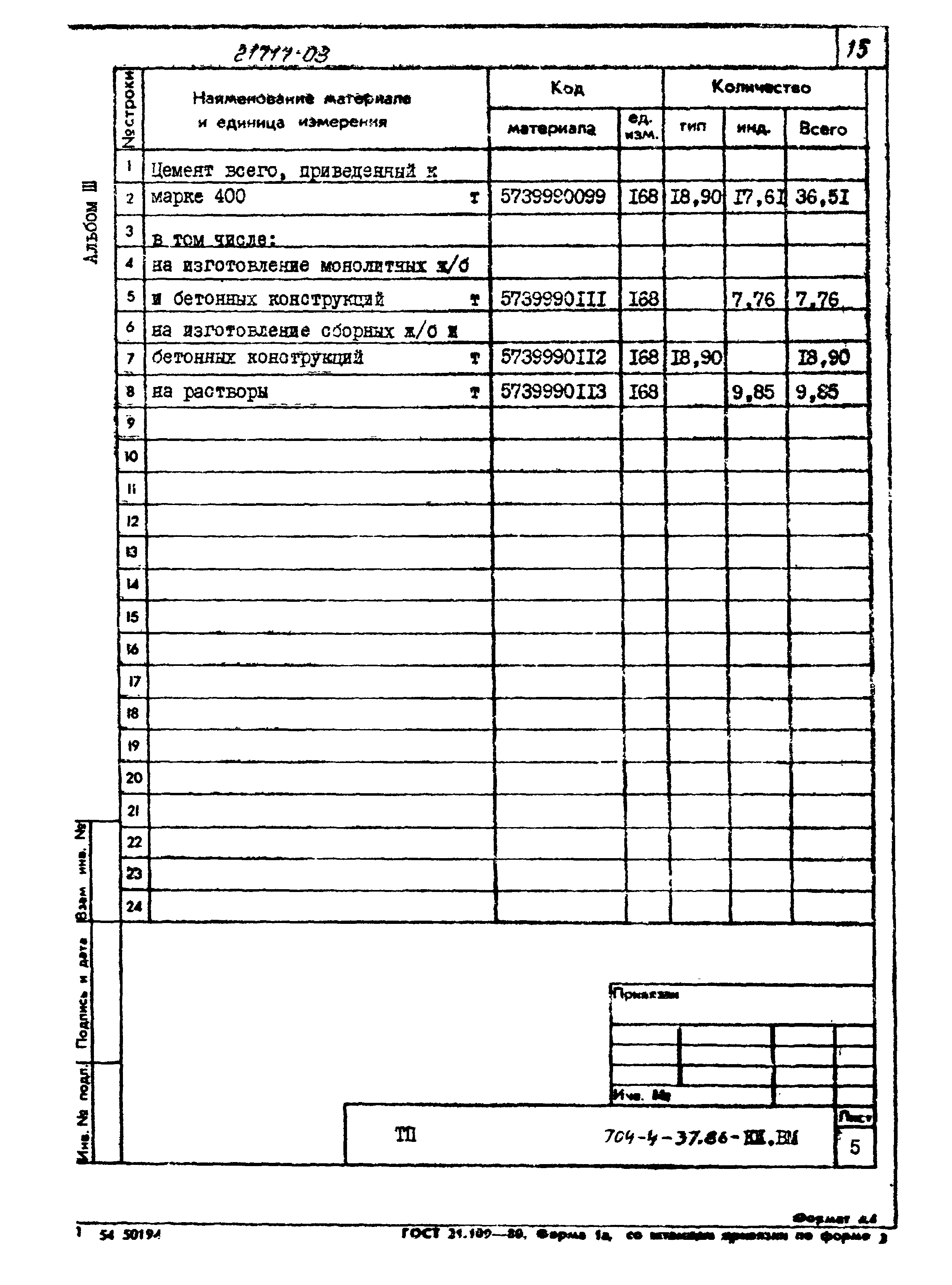 Типовой проект 704-4-37.86