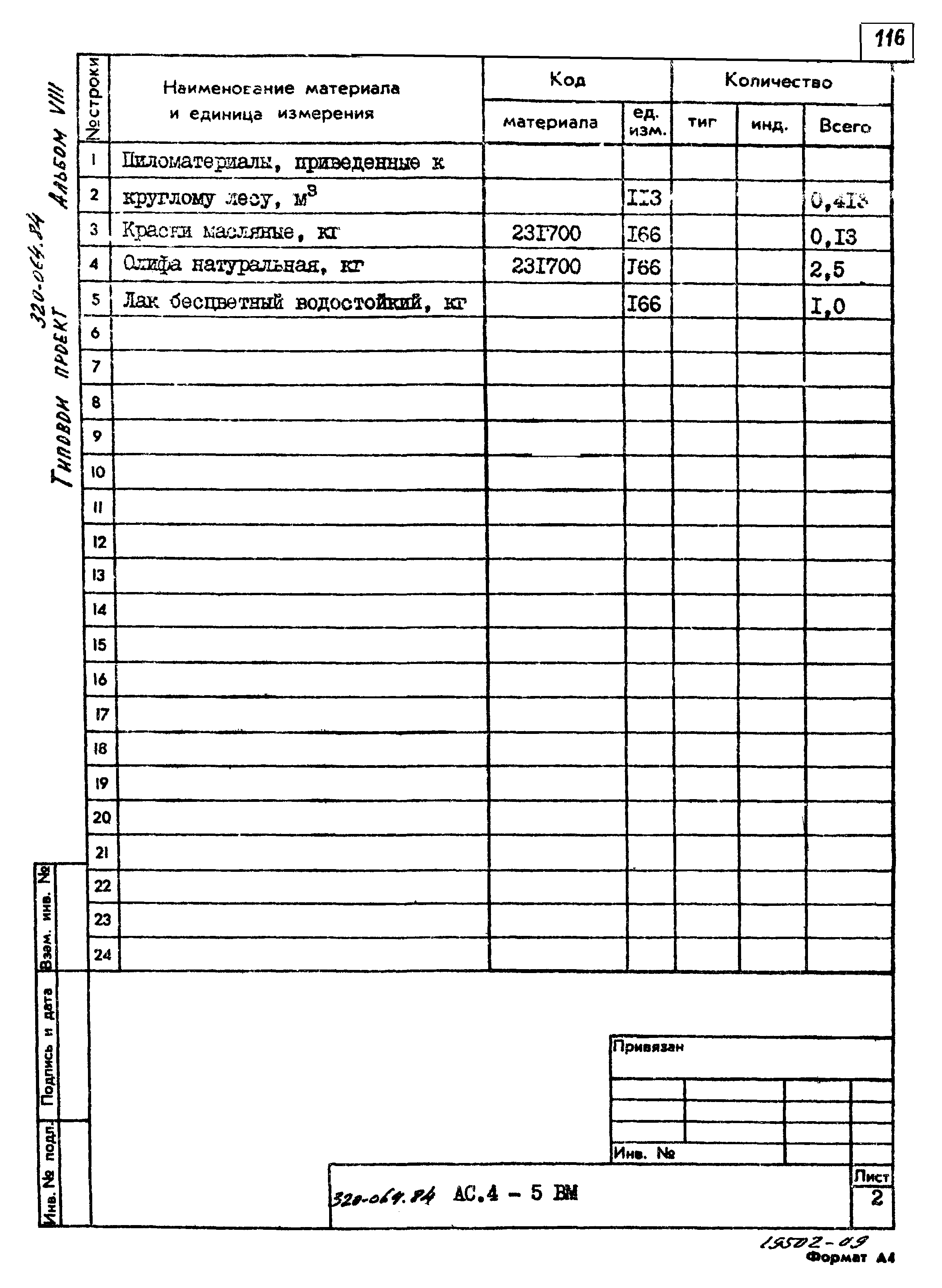 Типовой проект 320-064.84