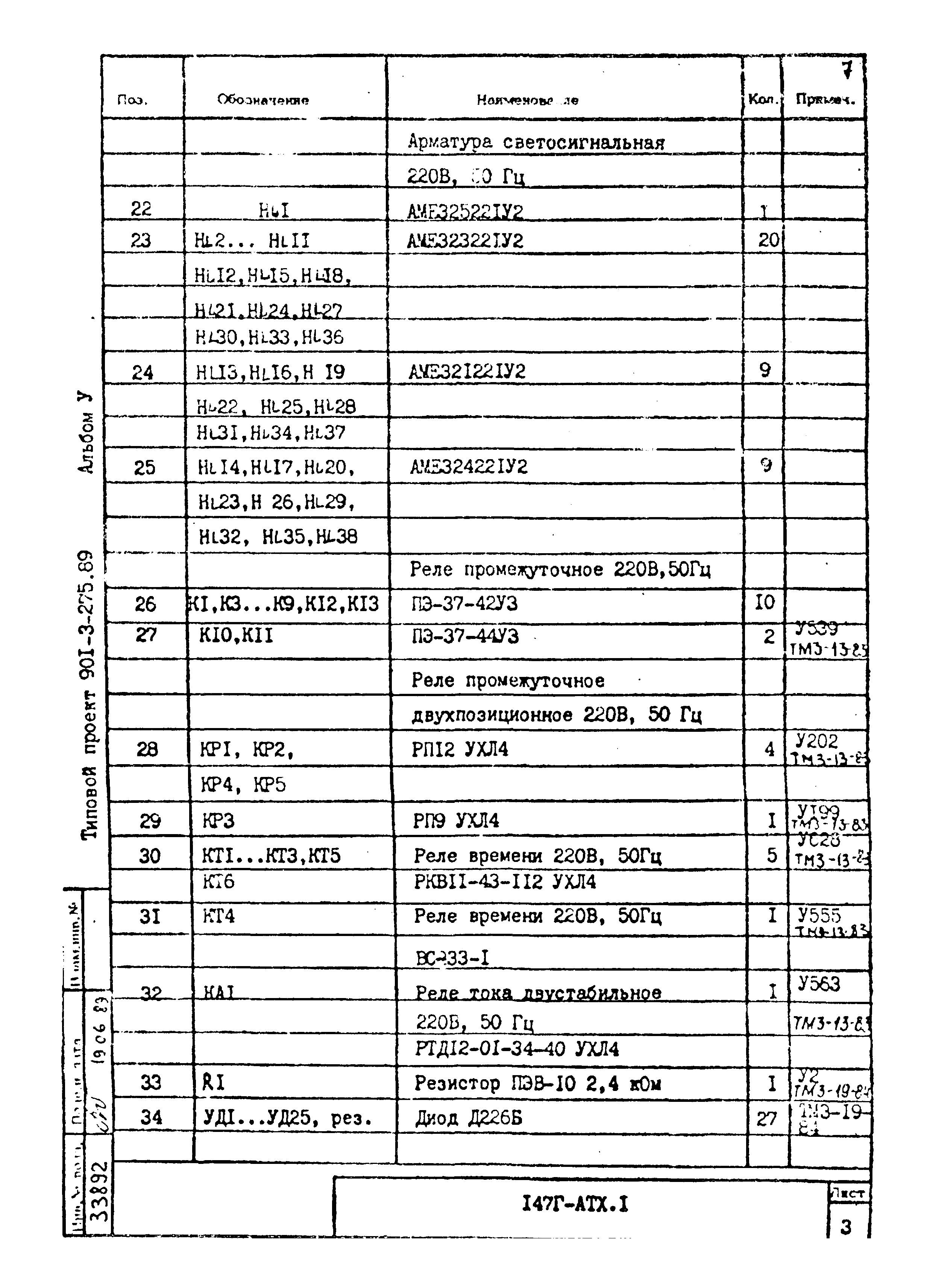 Типовой проект 901-3-275.89