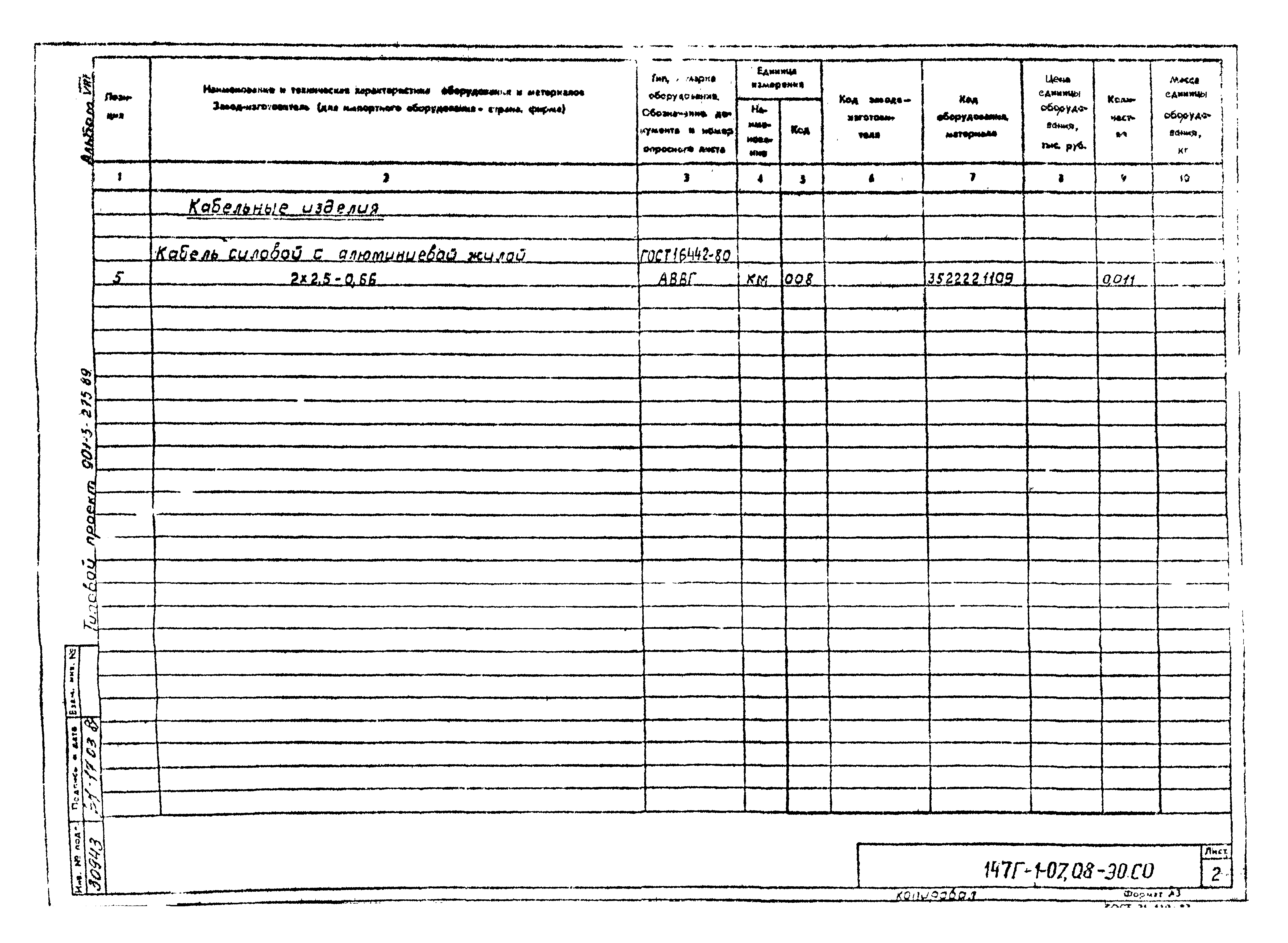 Типовой проект 901-3-275.89