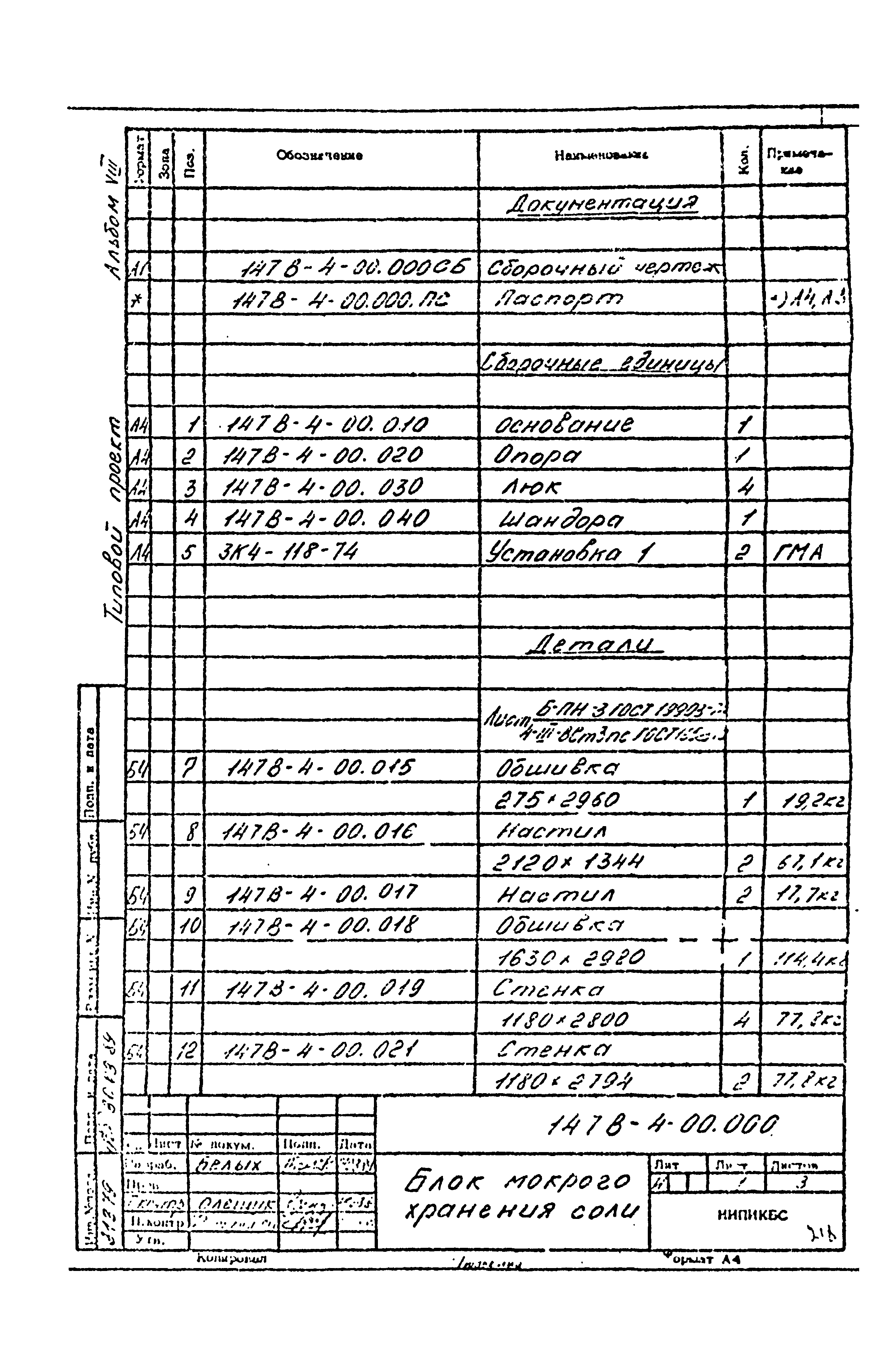 Типовой проект 901-3-275.89