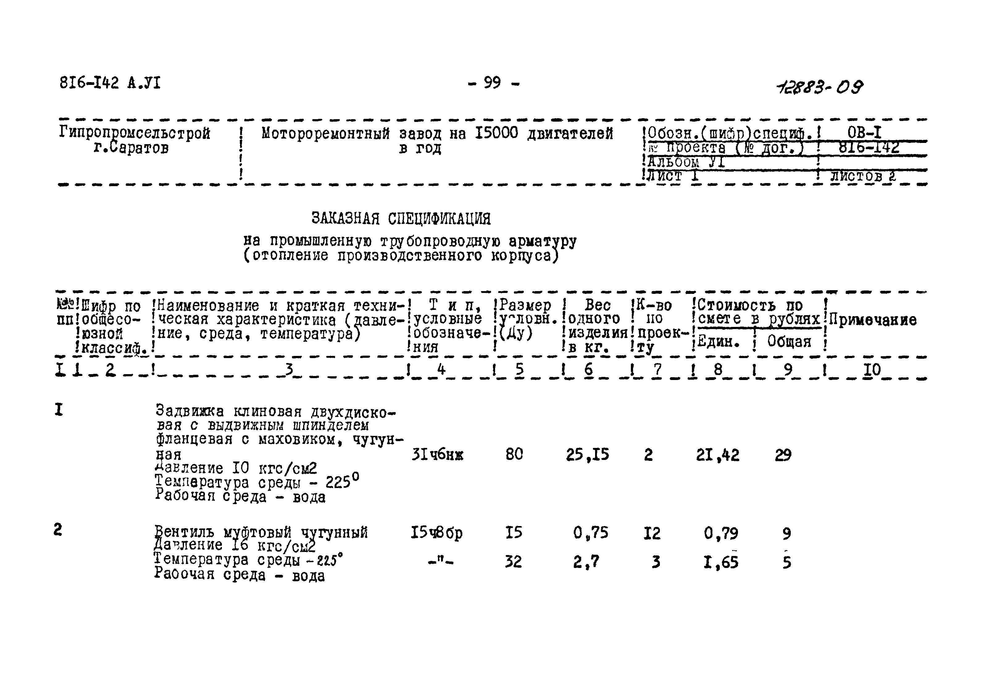 Типовой проект 816-142