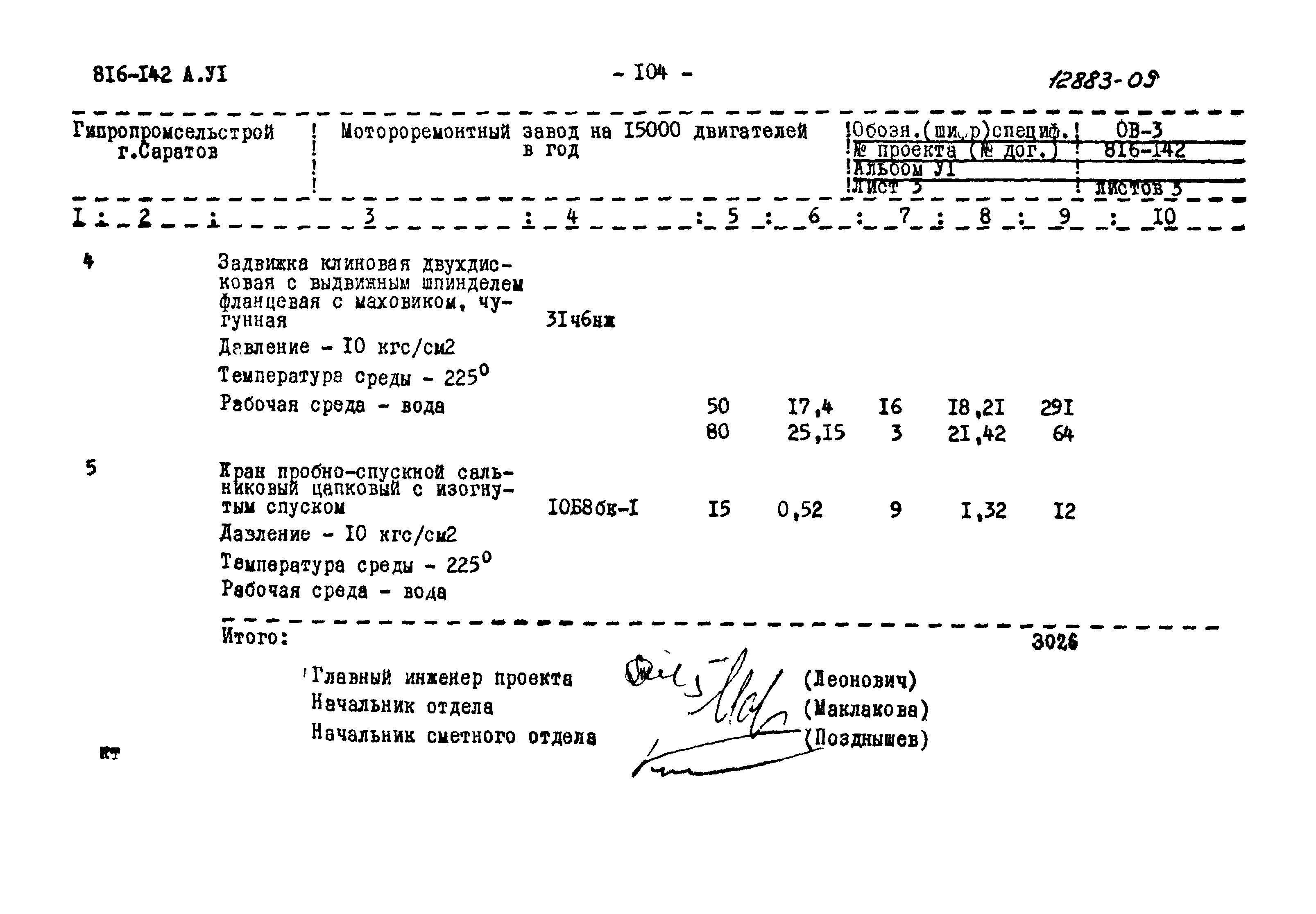 Типовой проект 816-142