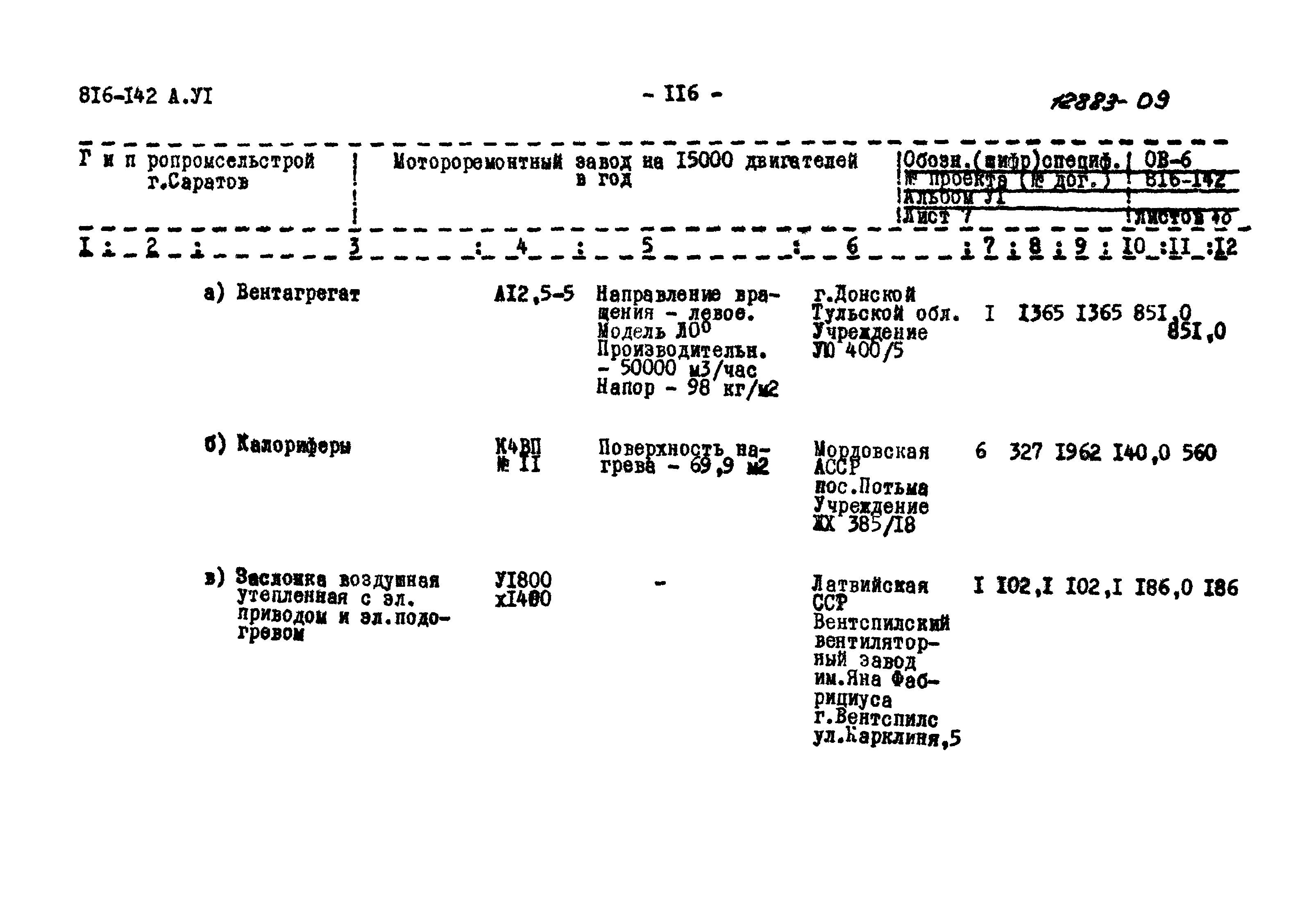 Типовой проект 816-142