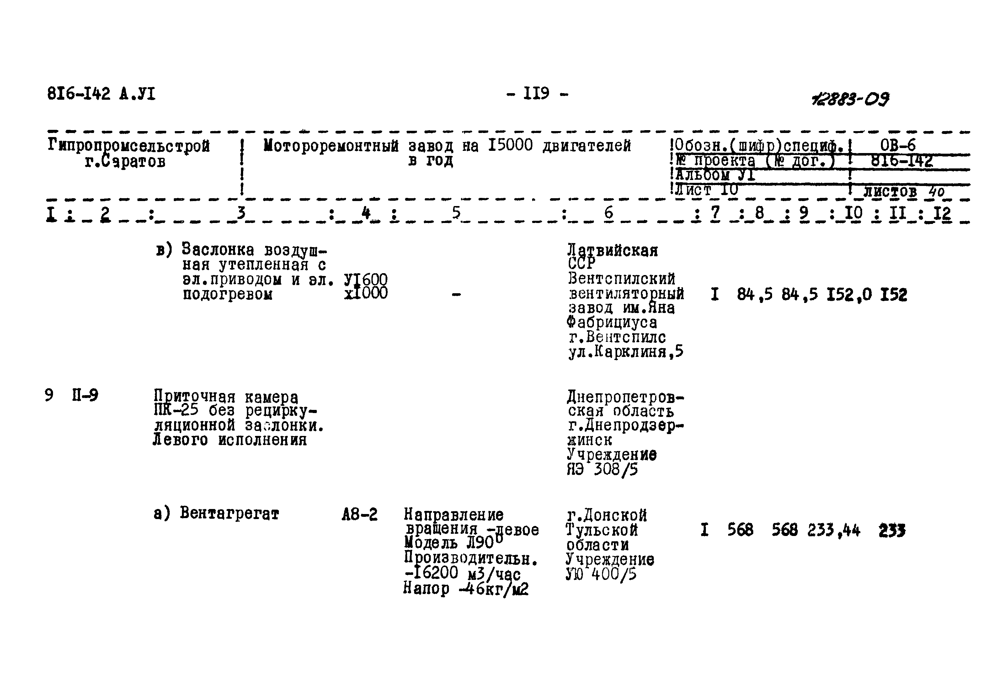 Типовой проект 816-142