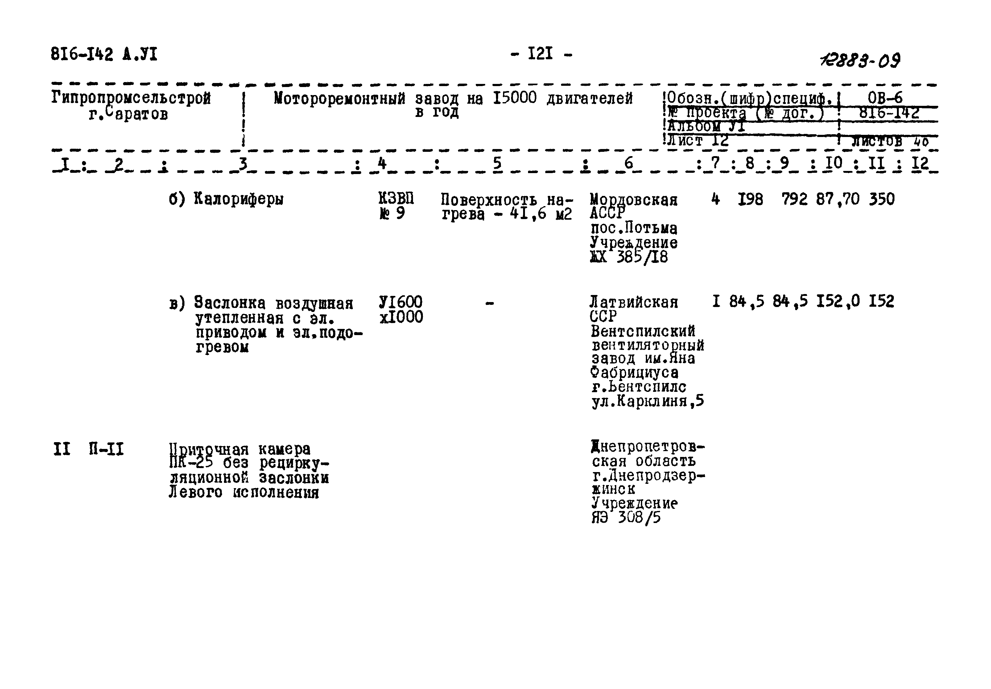 Типовой проект 816-142