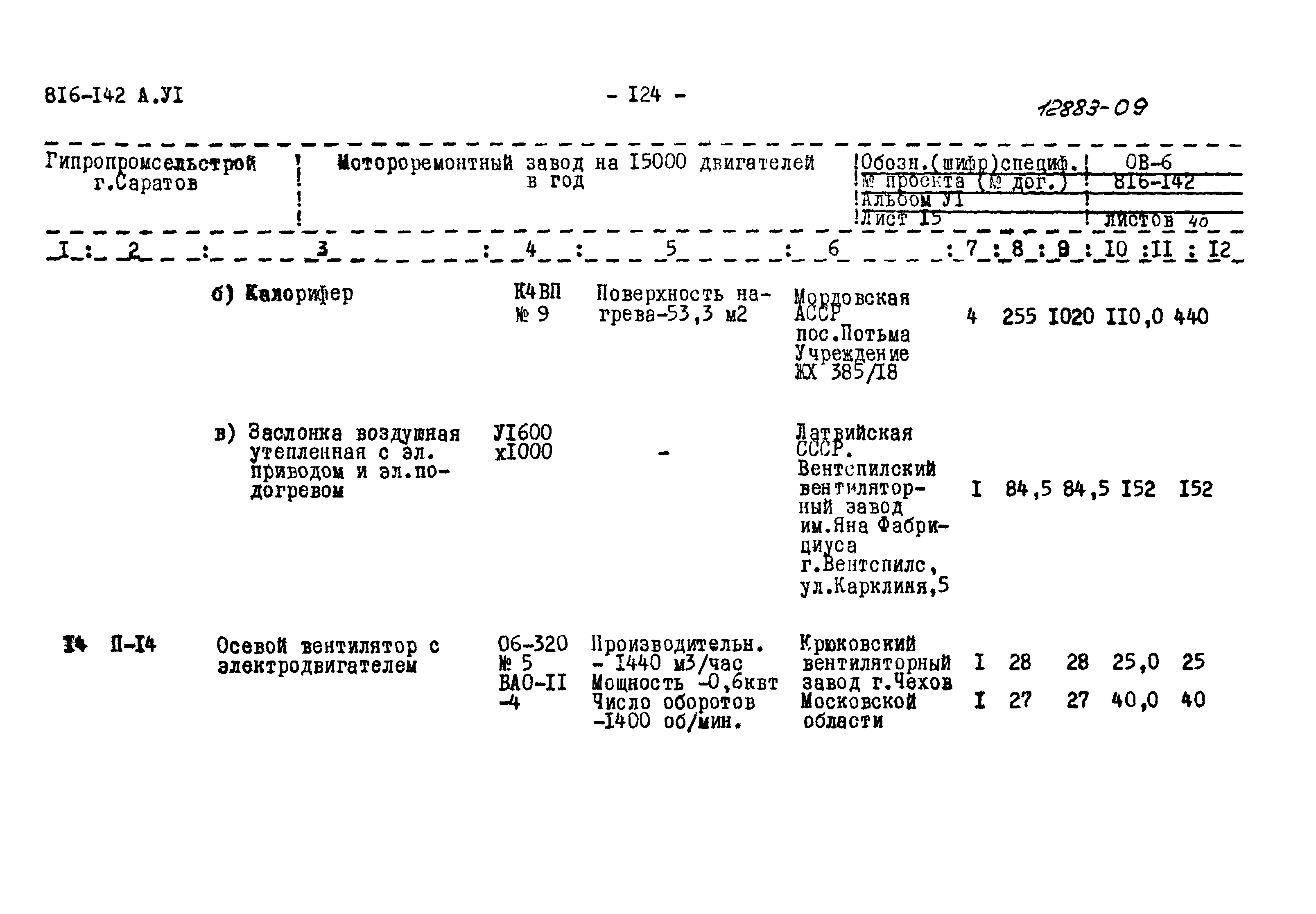 Типовой проект 816-142