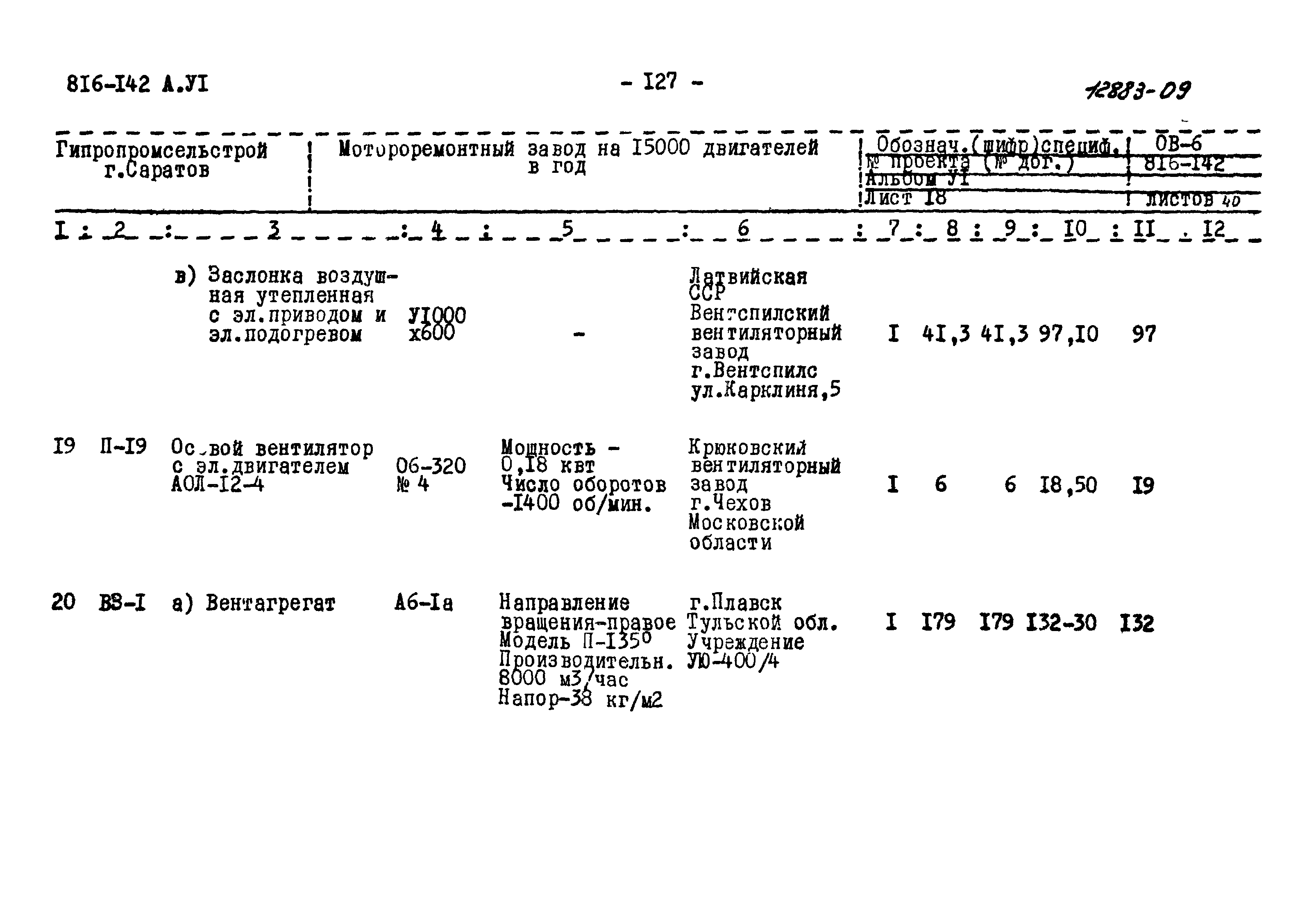 Типовой проект 816-142