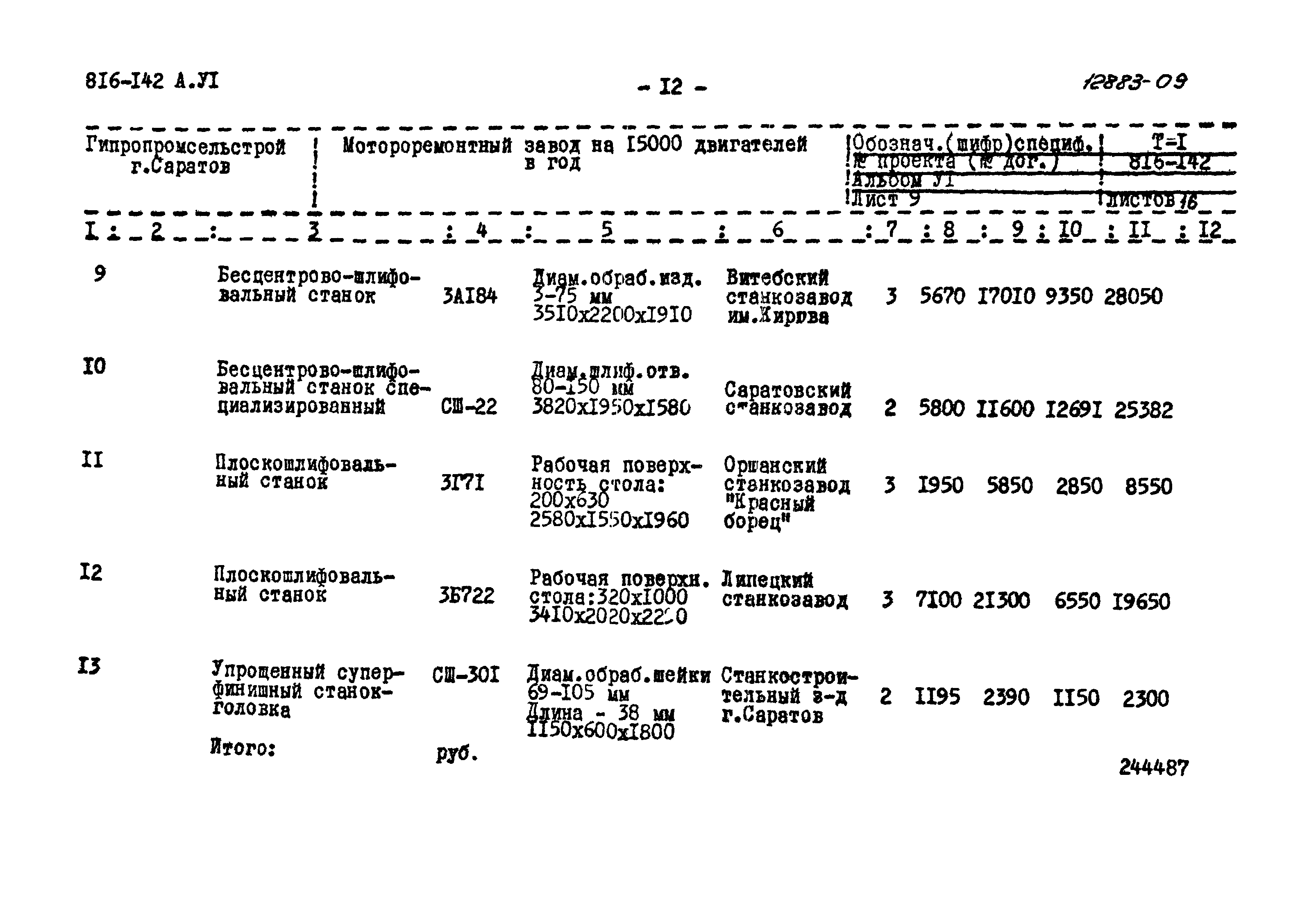 Типовой проект 816-142