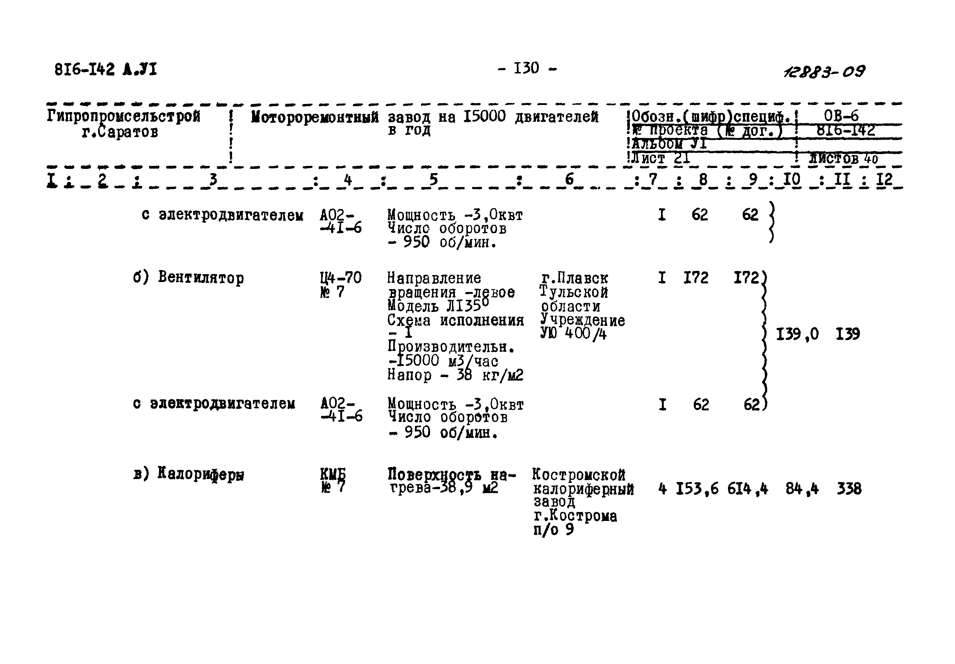 Типовой проект 816-142