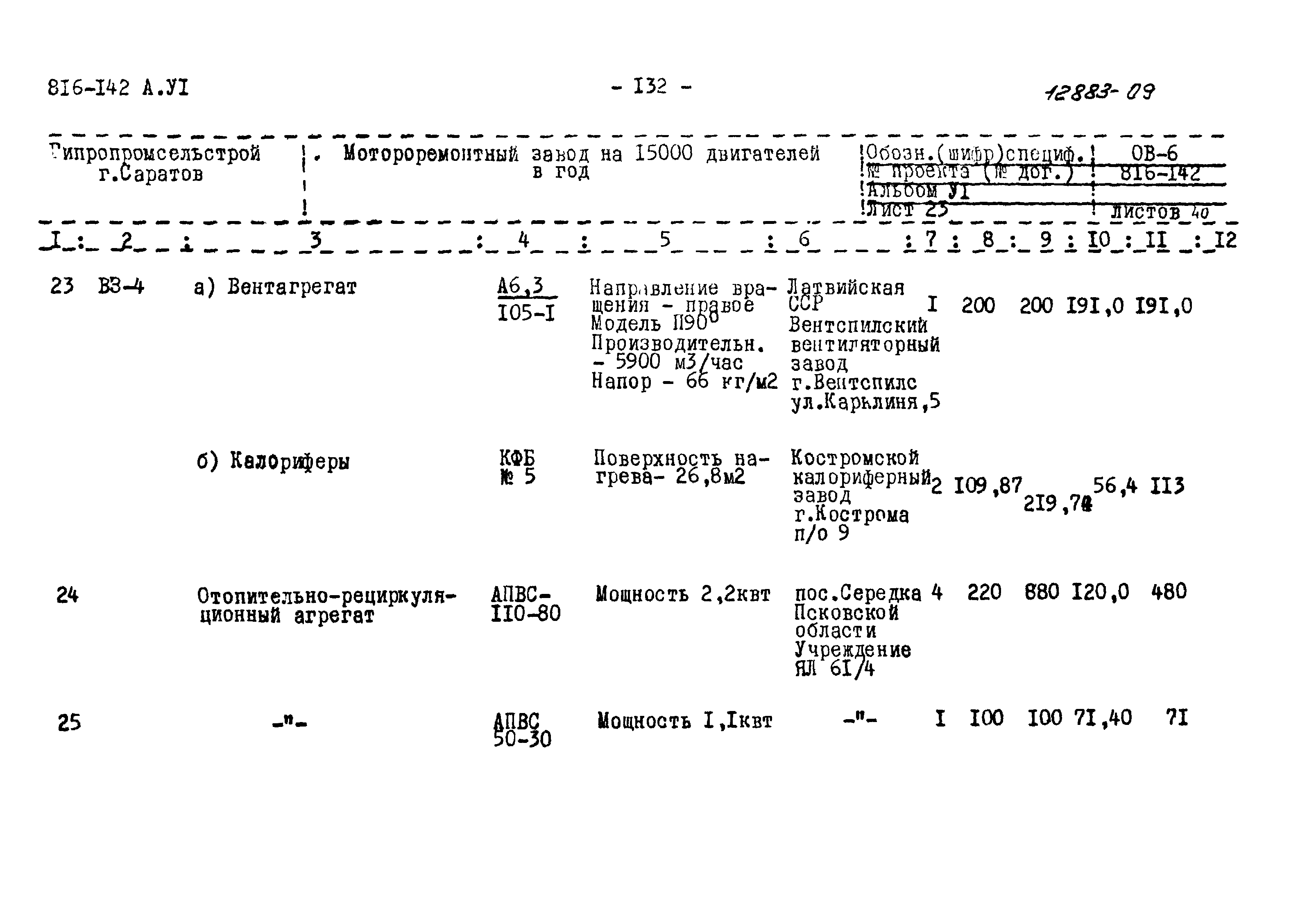 Типовой проект 816-142