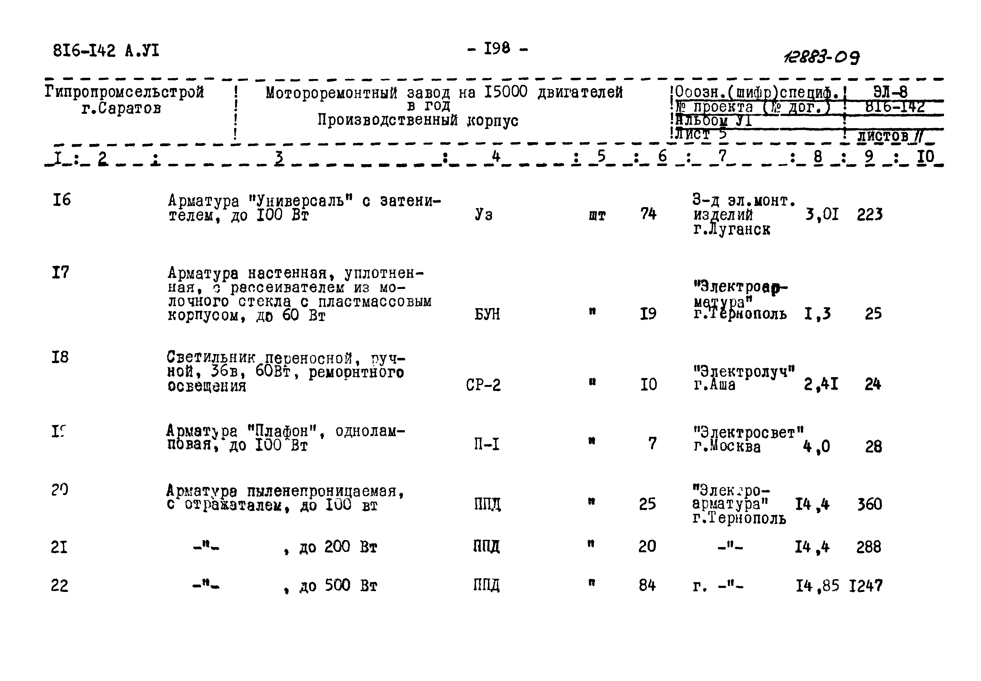 Типовой проект 816-142