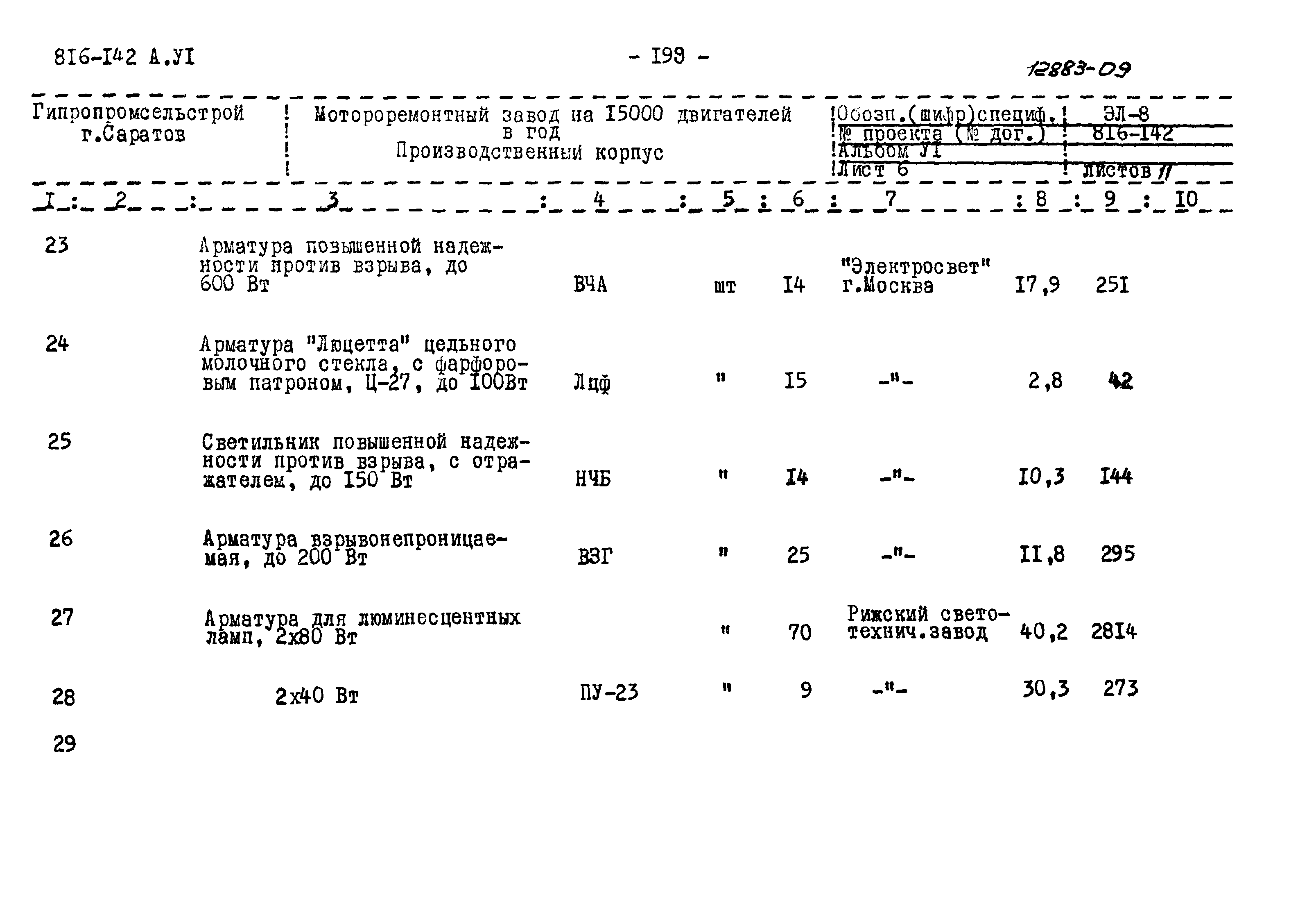 Типовой проект 816-142