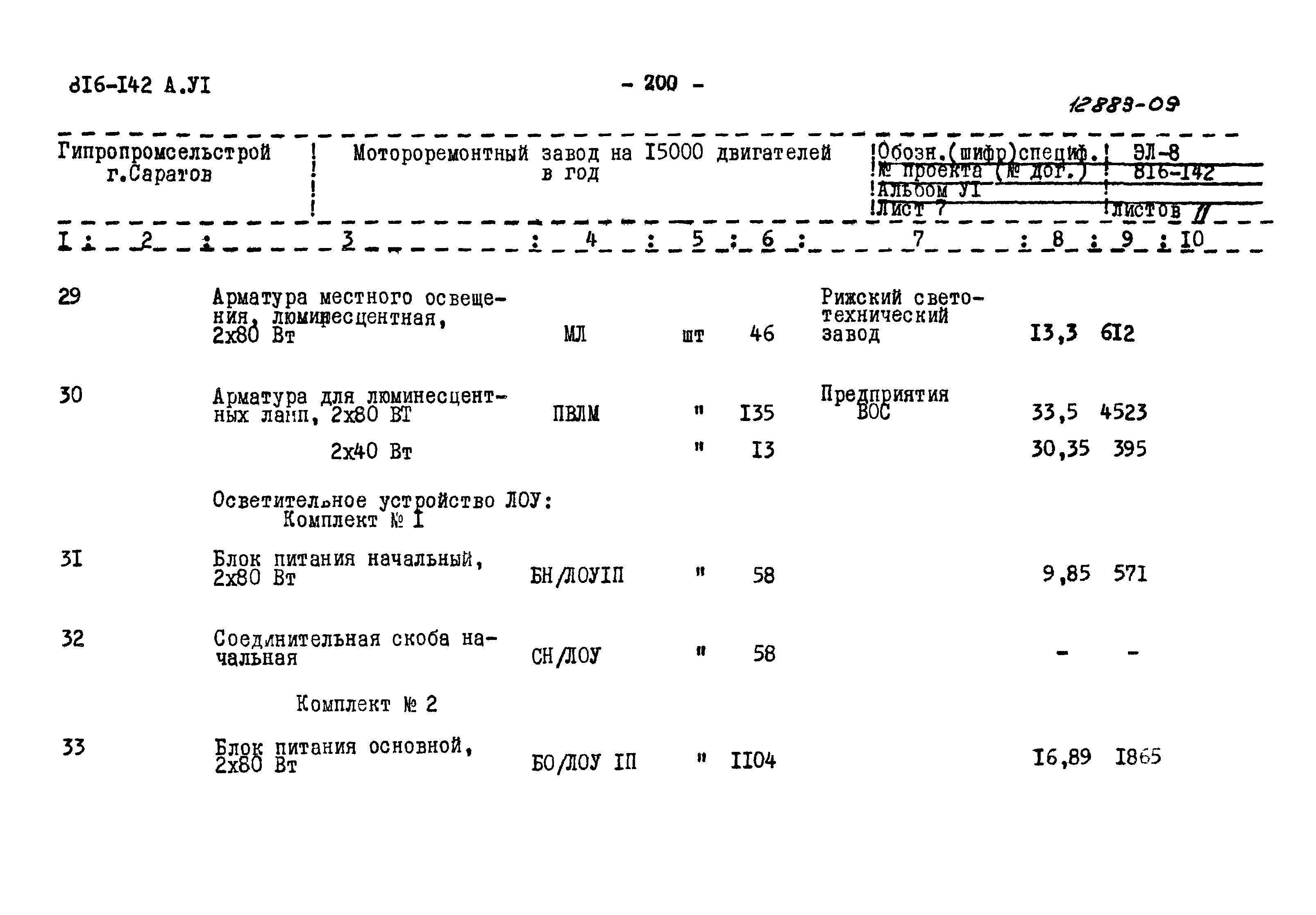 Типовой проект 816-142