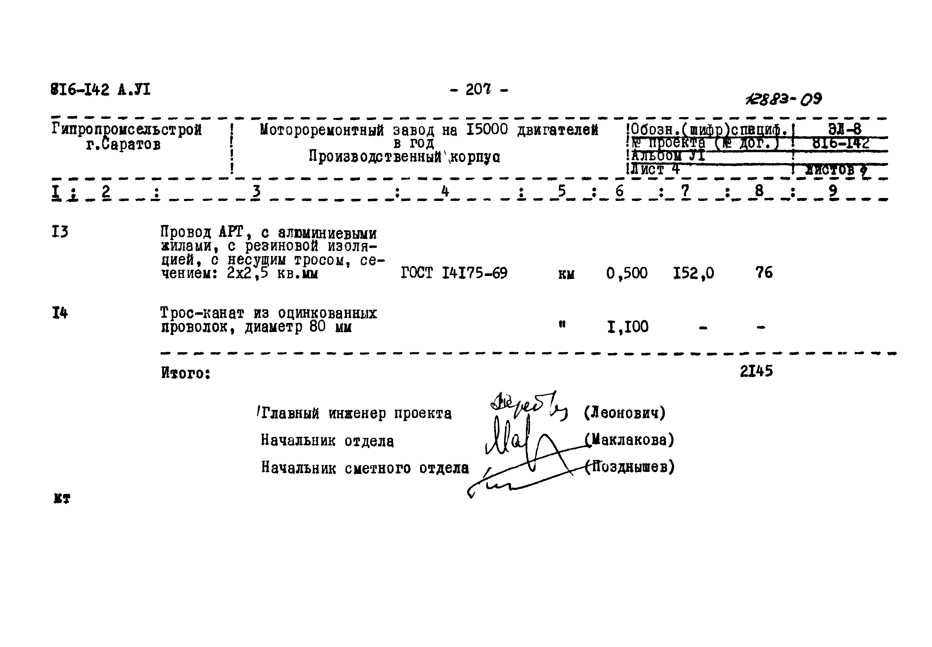 Типовой проект 816-142