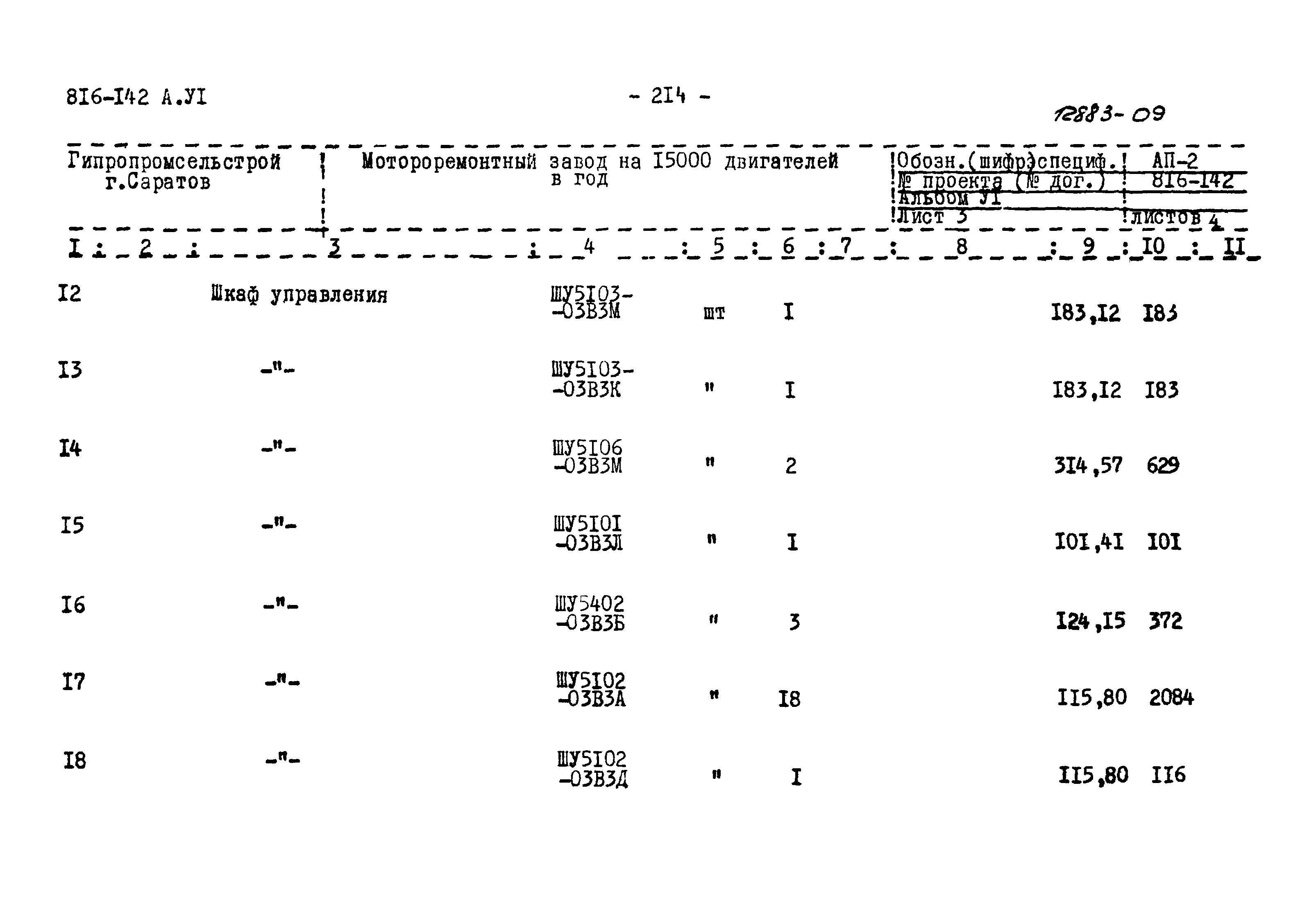 Типовой проект 816-142