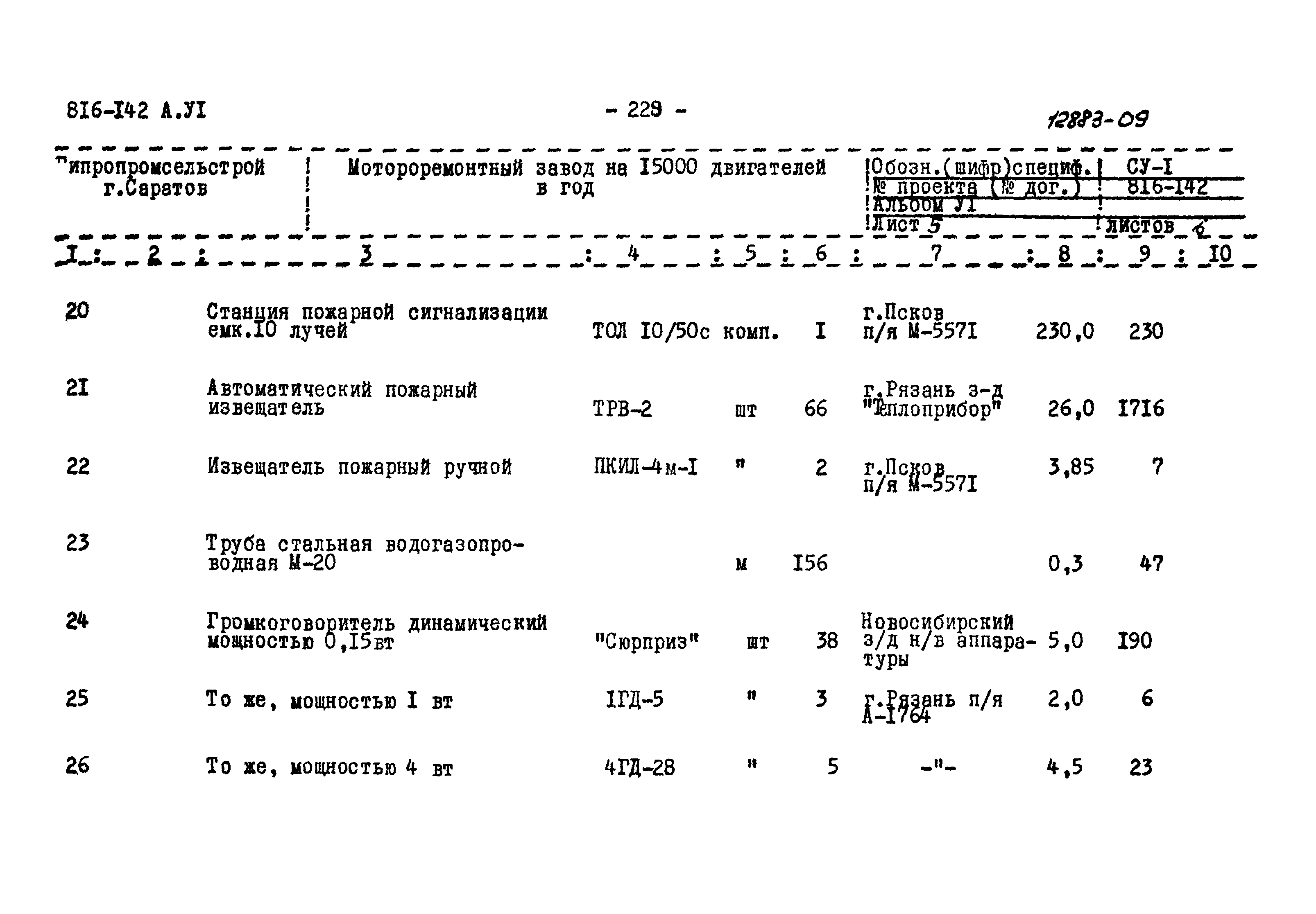 Типовой проект 816-142