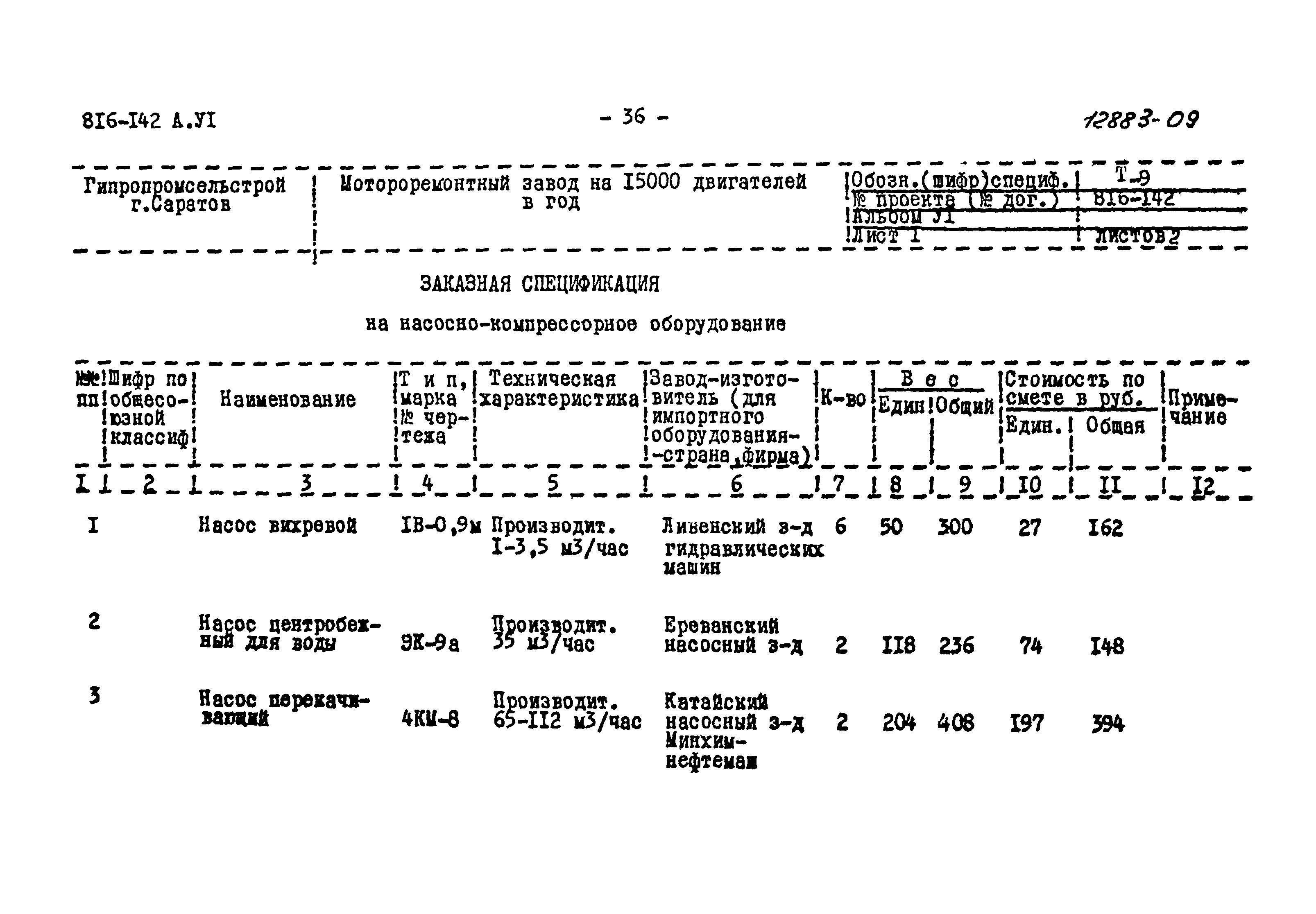 Типовой проект 816-142