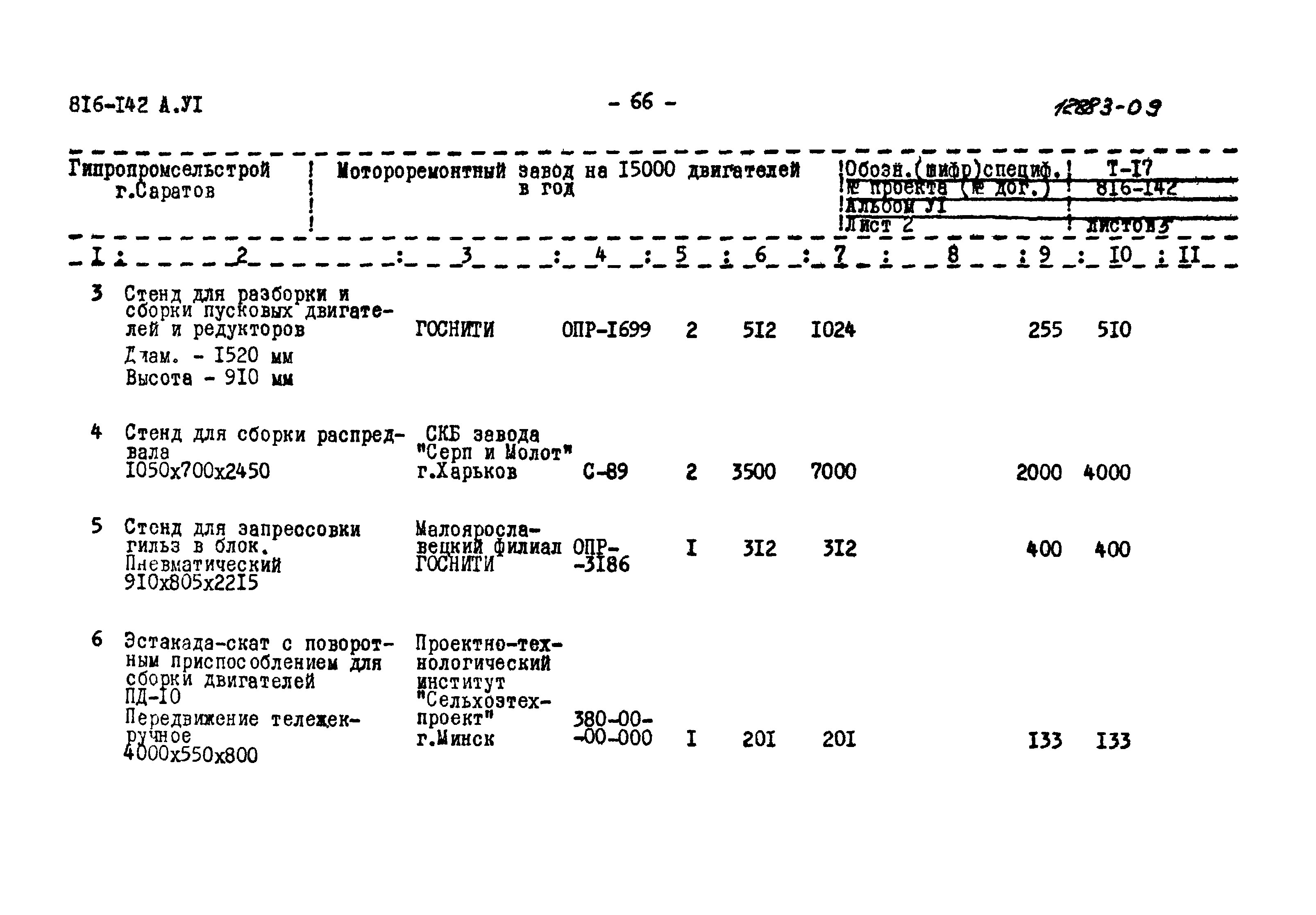 Типовой проект 816-142