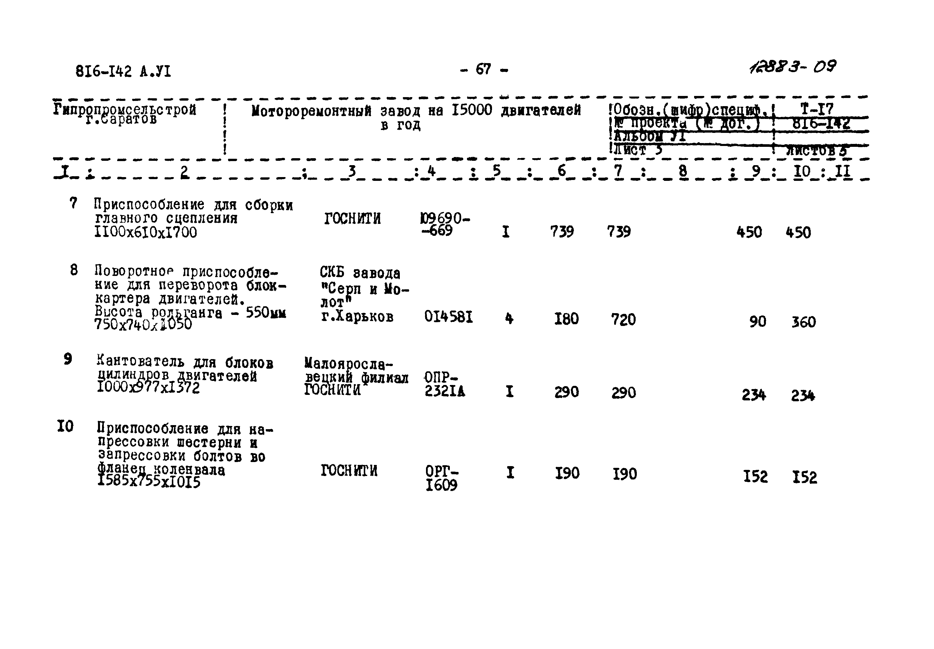 Типовой проект 816-142