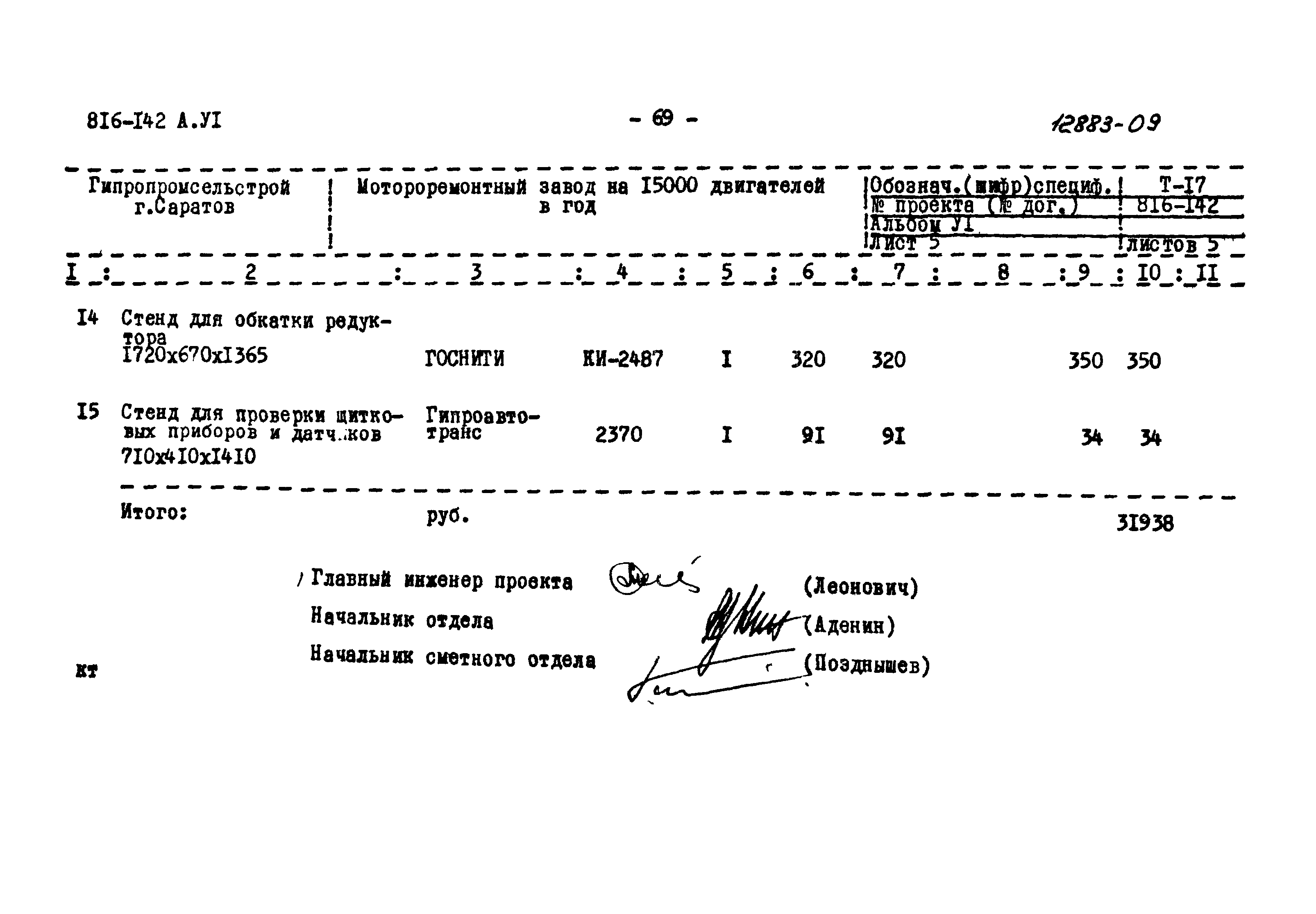 Типовой проект 816-142