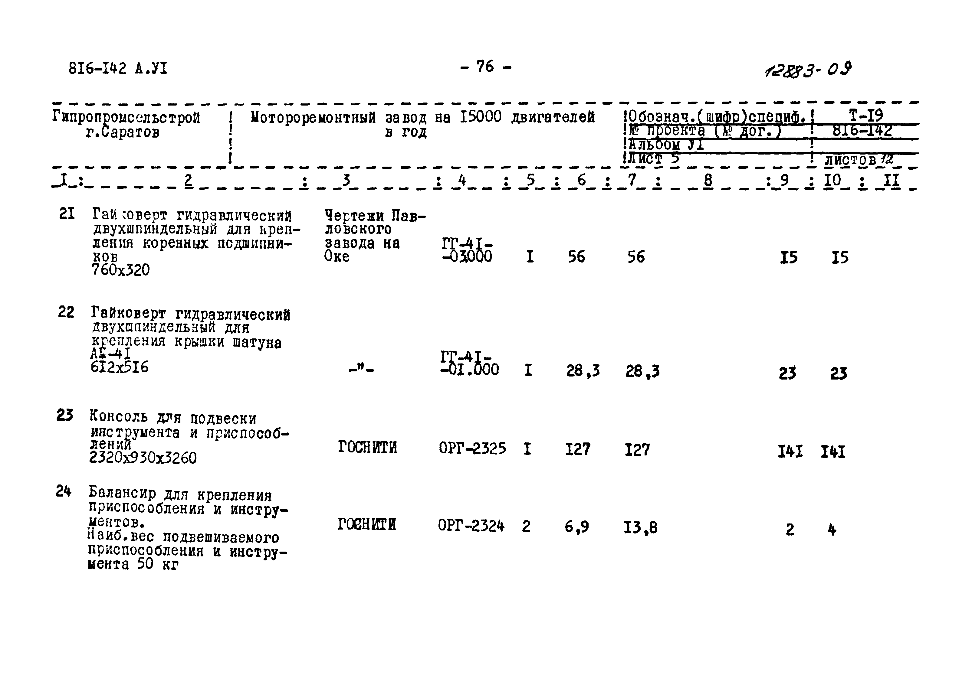 Типовой проект 816-142