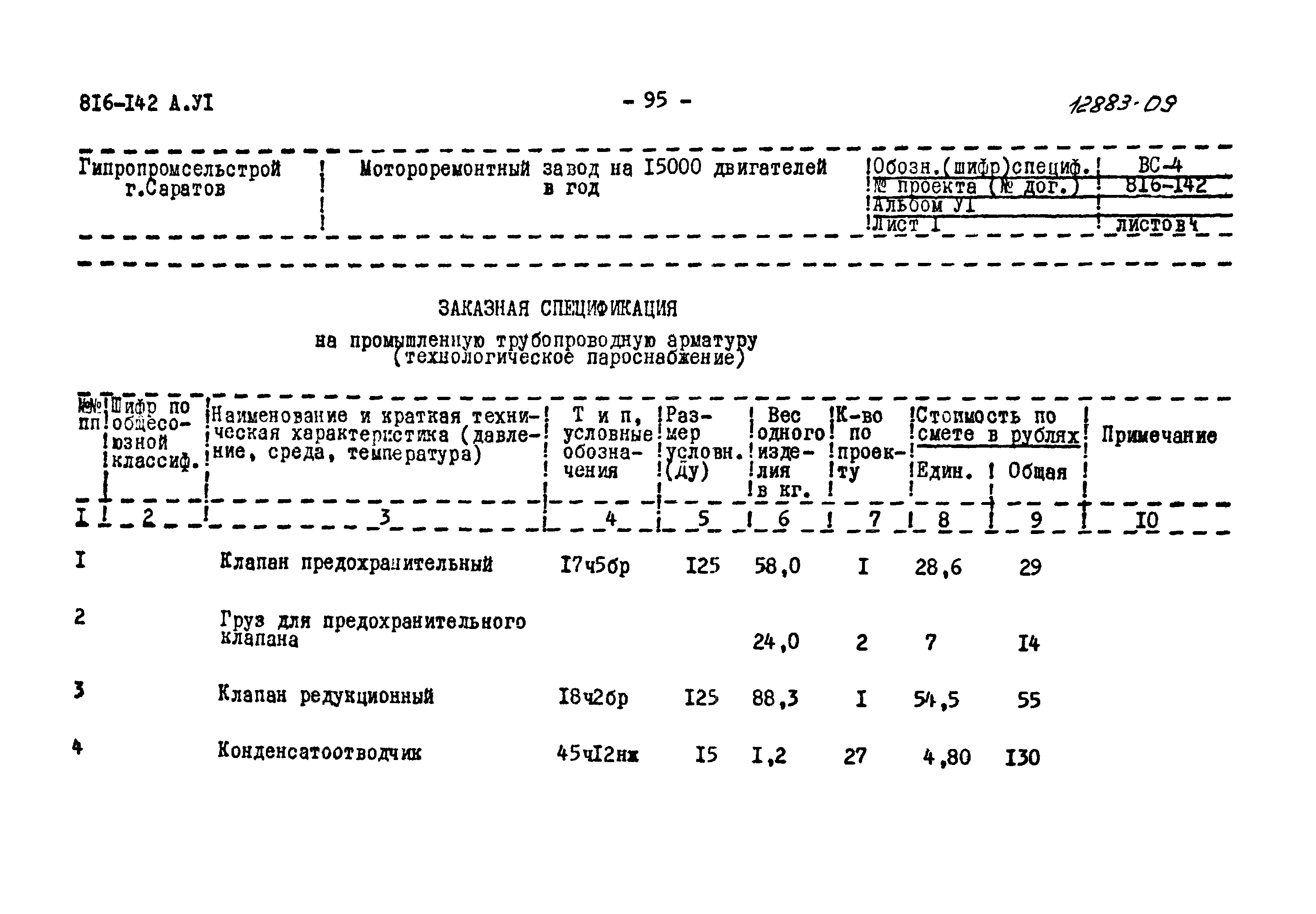 Типовой проект 816-142