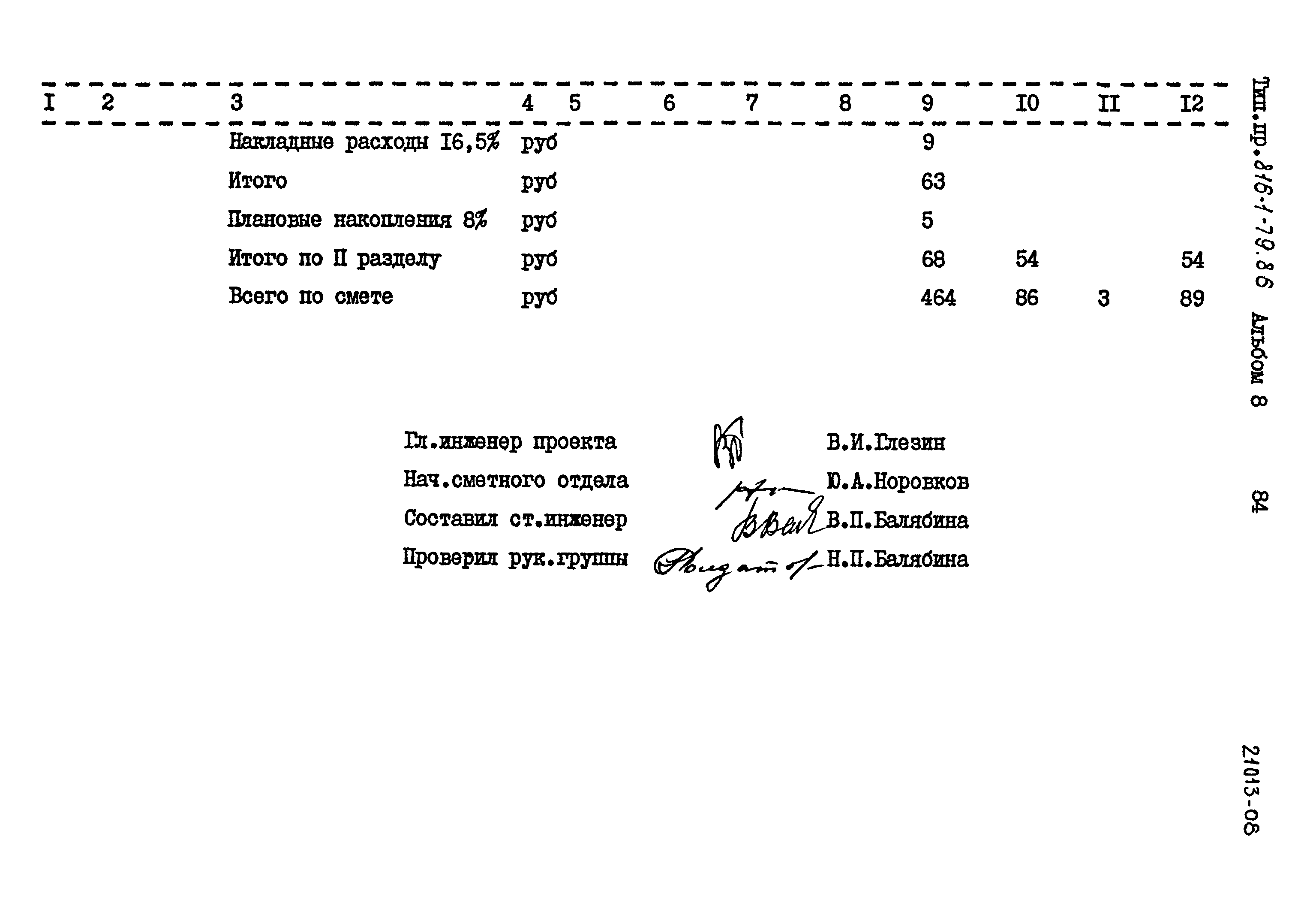 Типовой проект 816-1-79.86